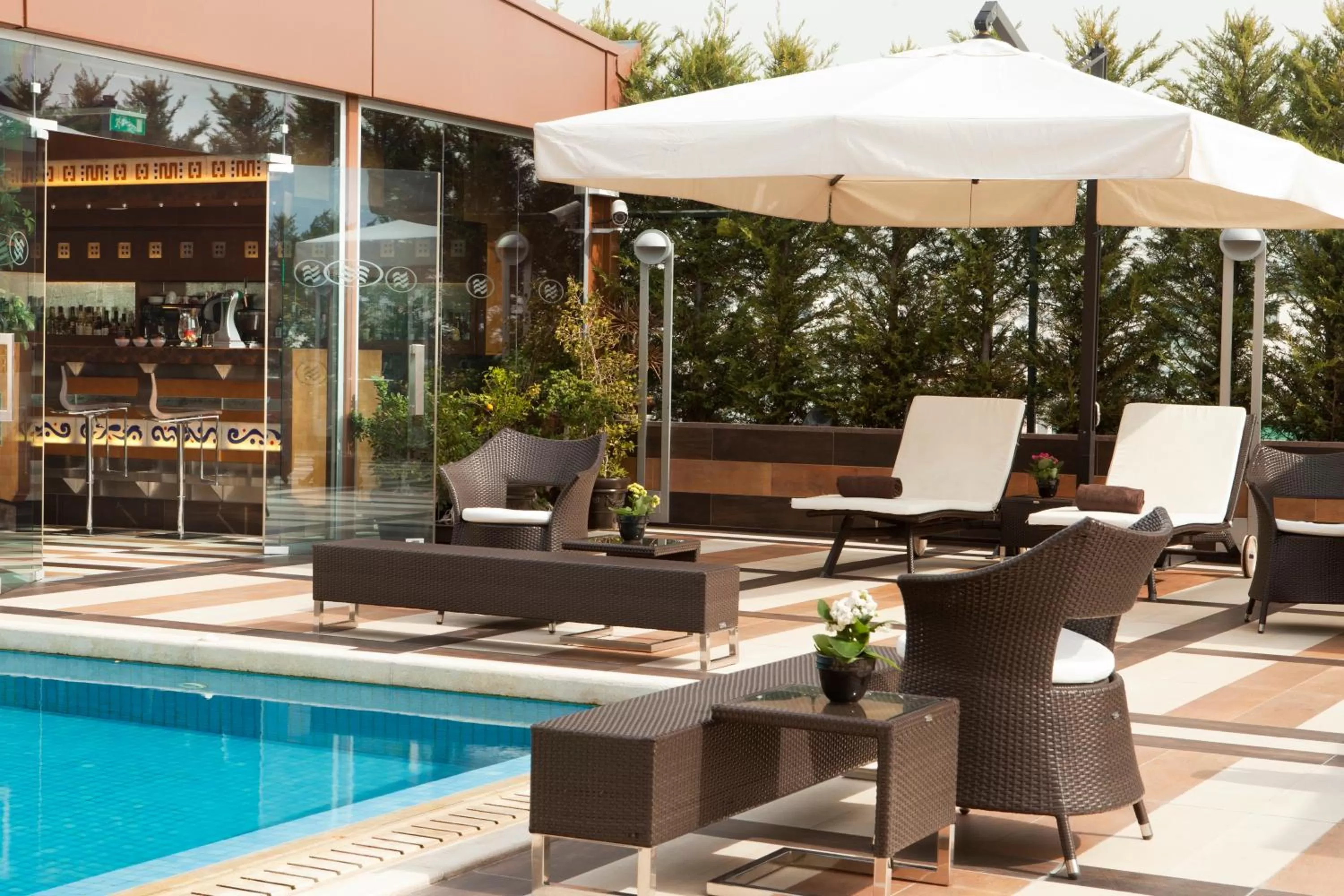 Swimming pool in Crowne Plaza Athens City Centre by IHG