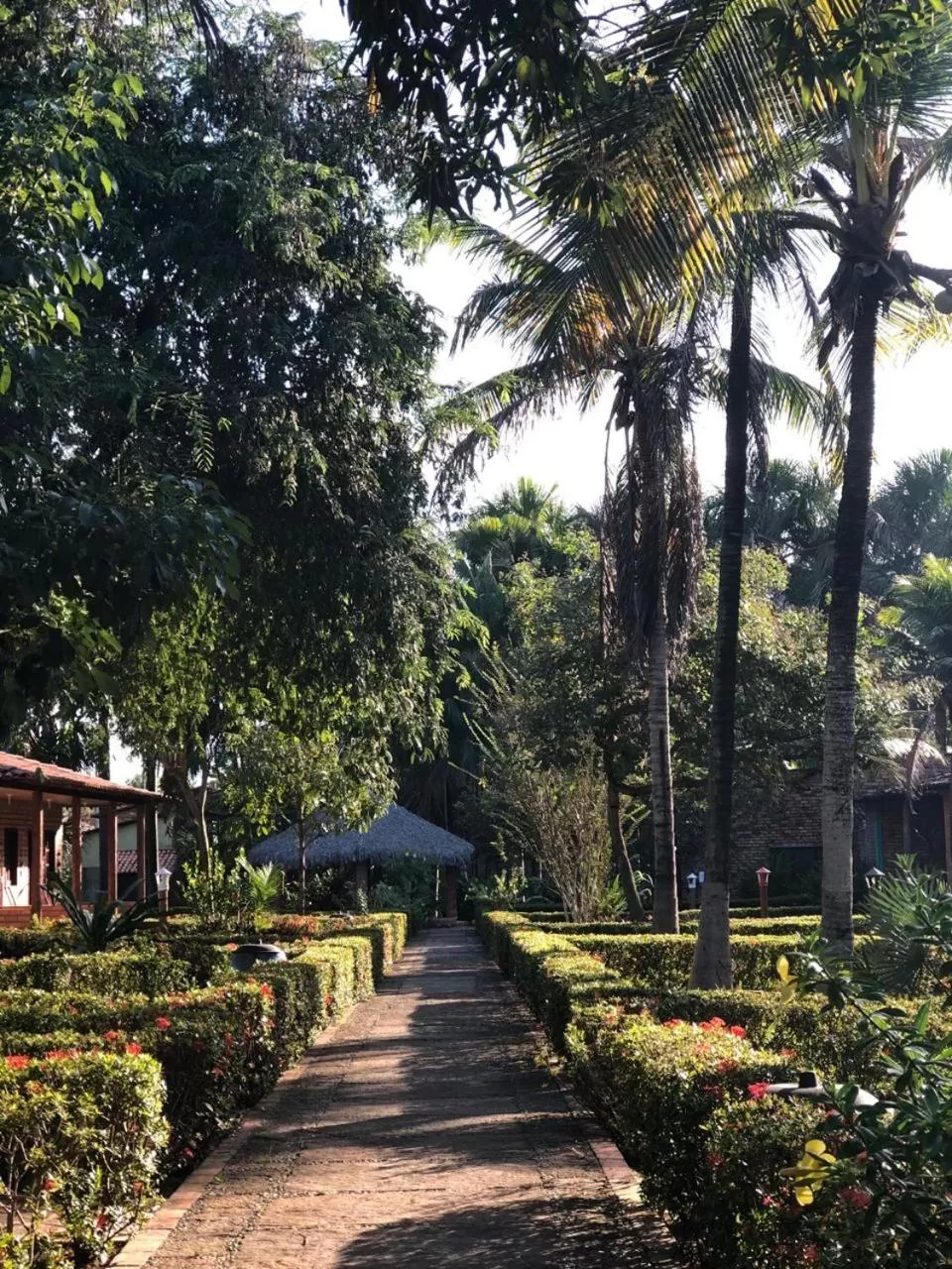 View (from property/room), Garden in Pousada do Riacho