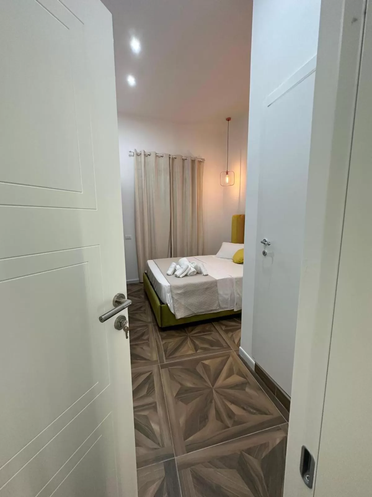 Bed in San Ferdinando suite room