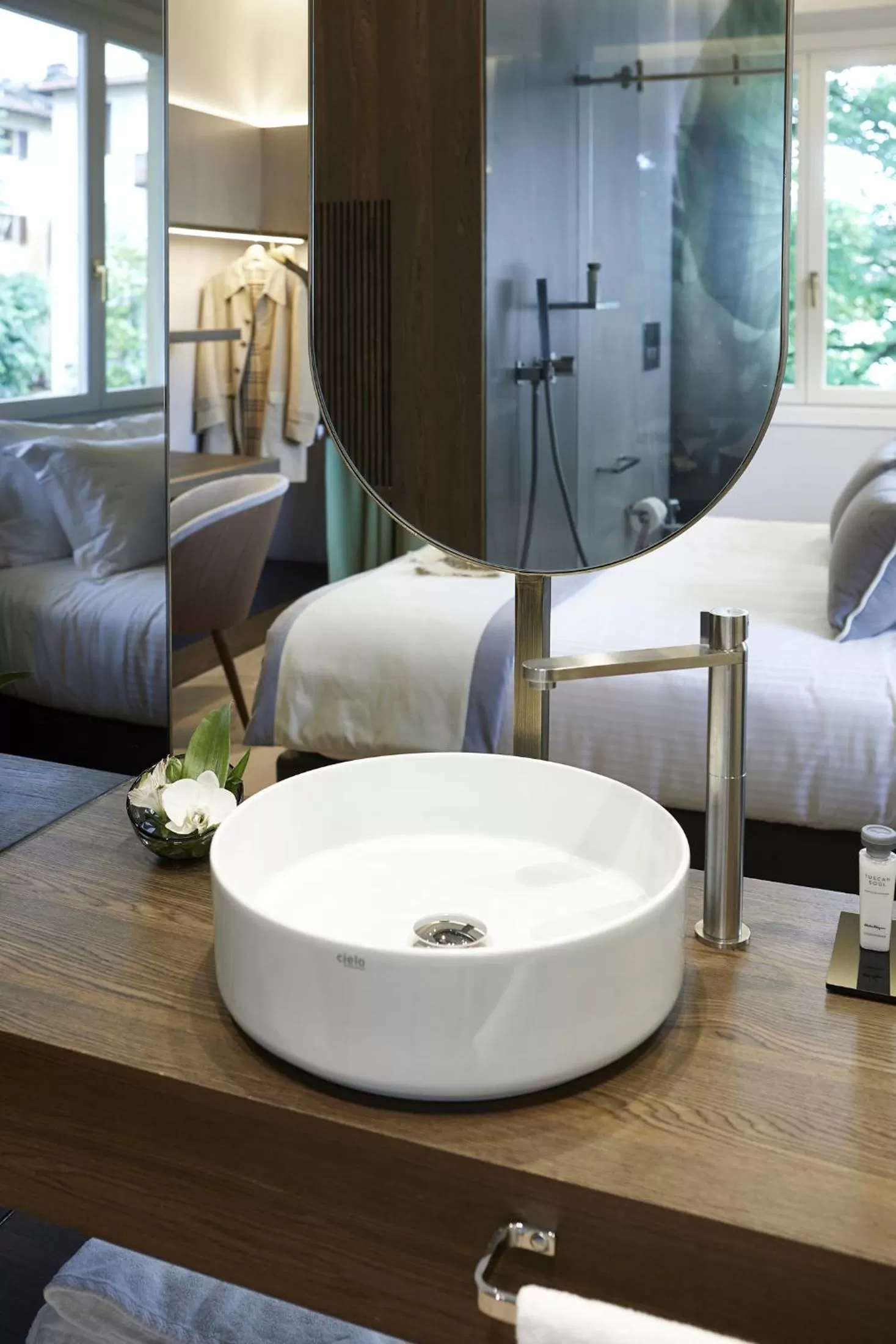 Bathroom in Messori Suites