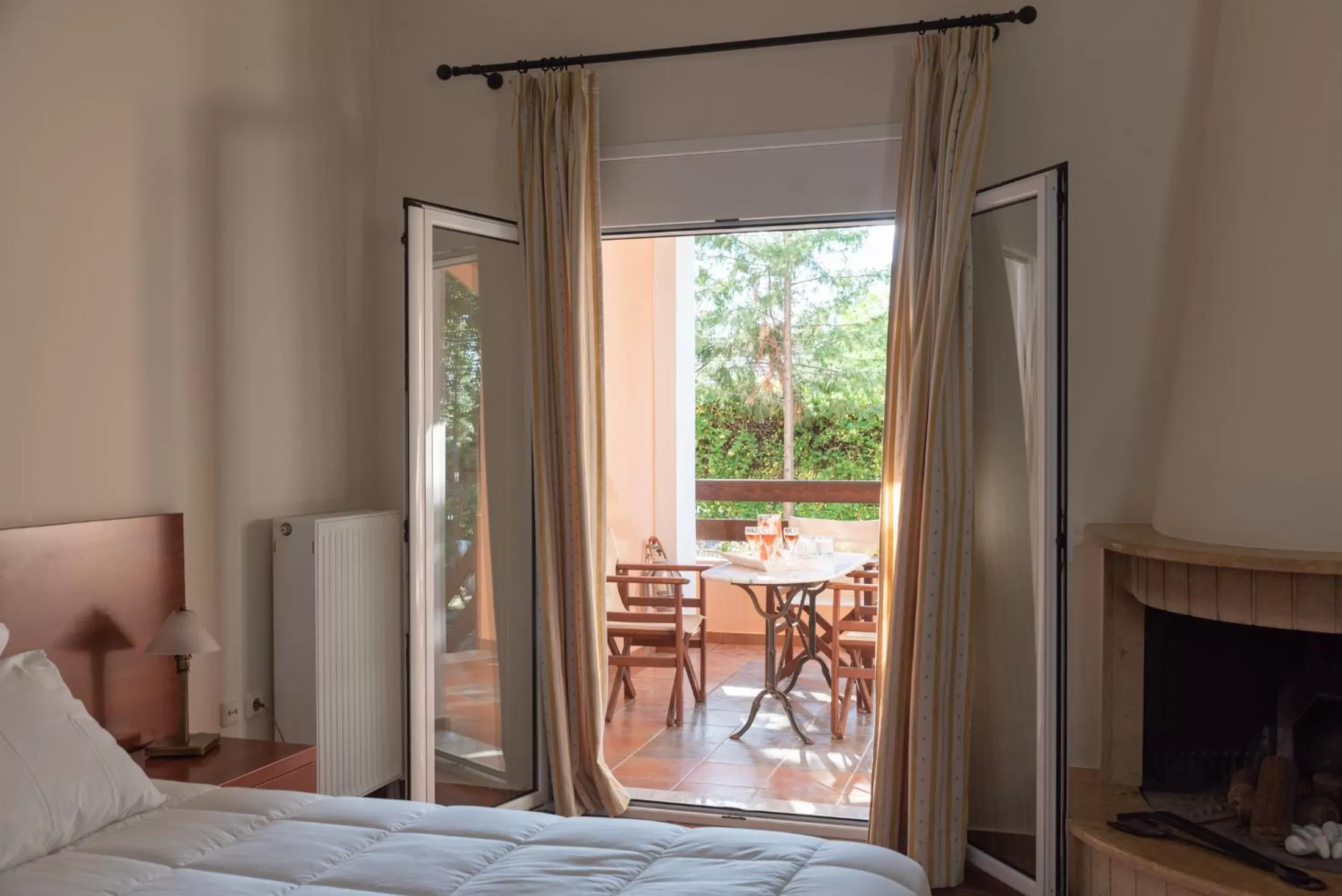 Balcony/Terrace, Bed in Corinthian Village