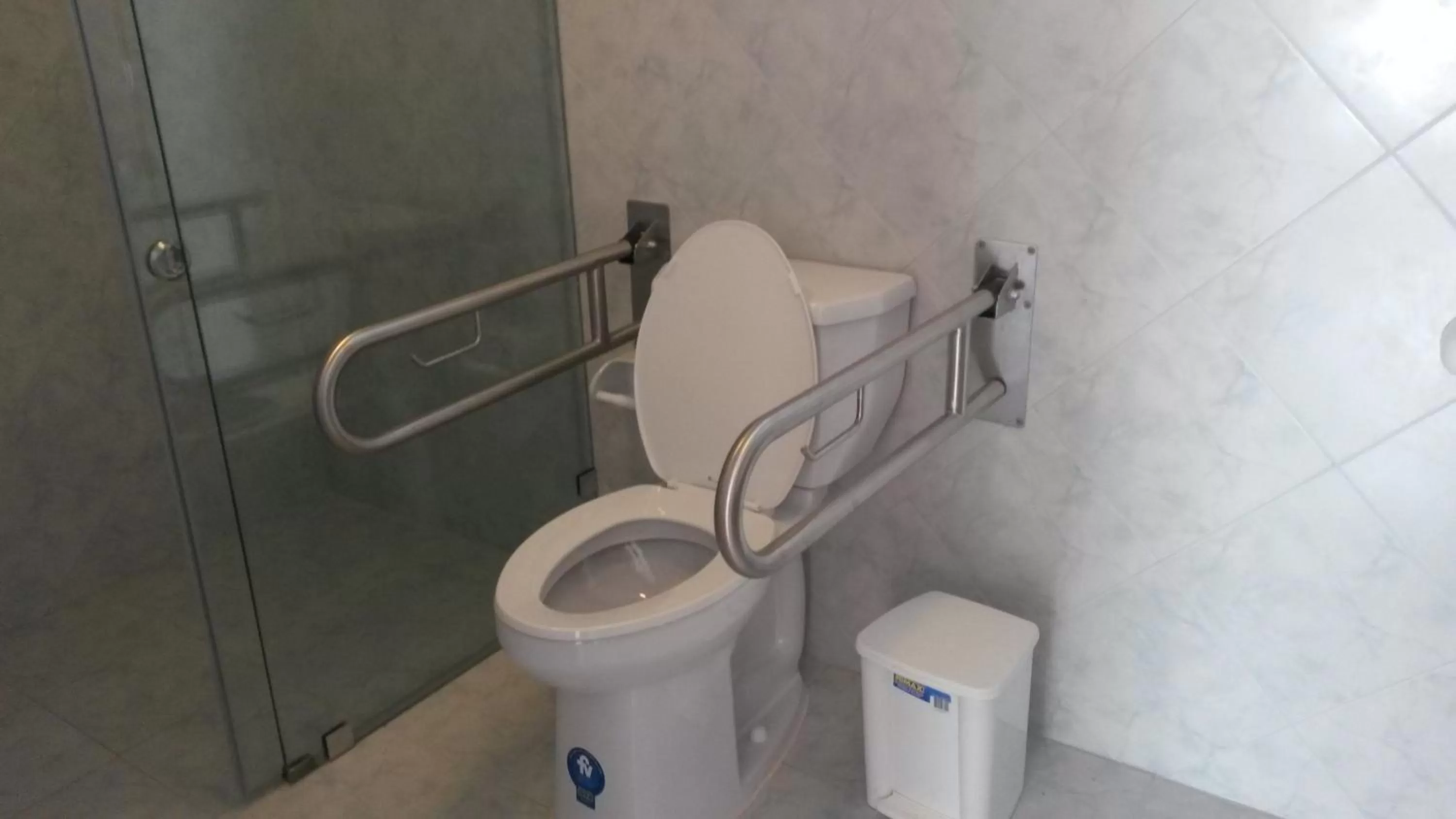 Facility for disabled guests, Bathroom in Hotel Ajavi