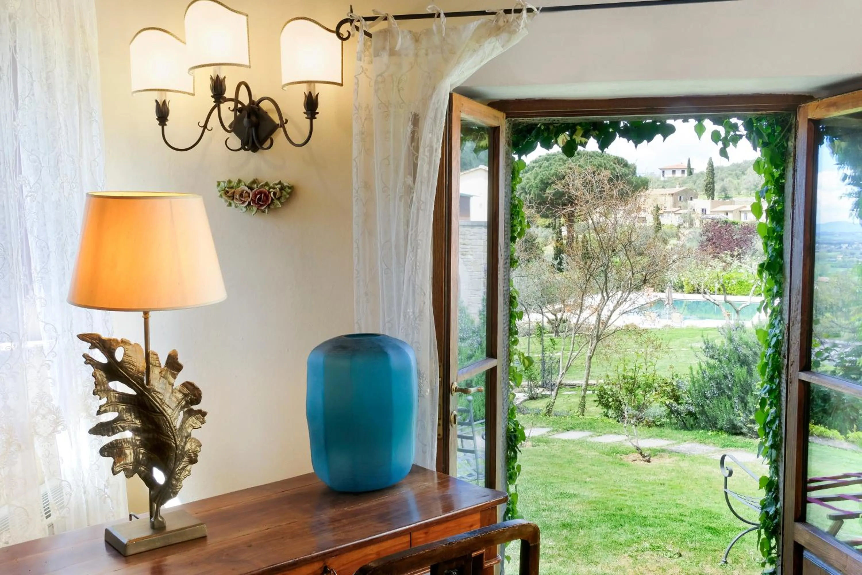 Garden in Il Falconiere Relais & Spa