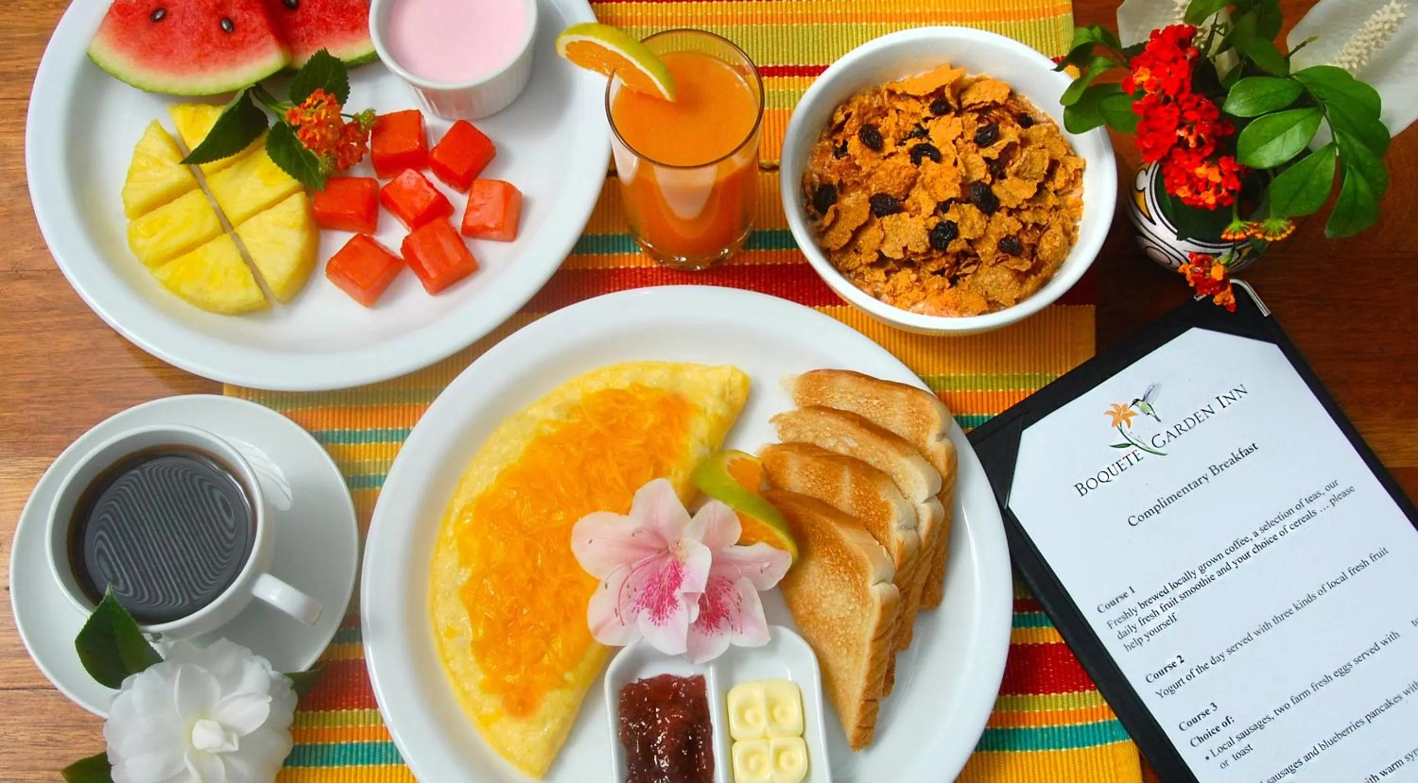 Restaurant/places to eat in Boquete Garden Inn