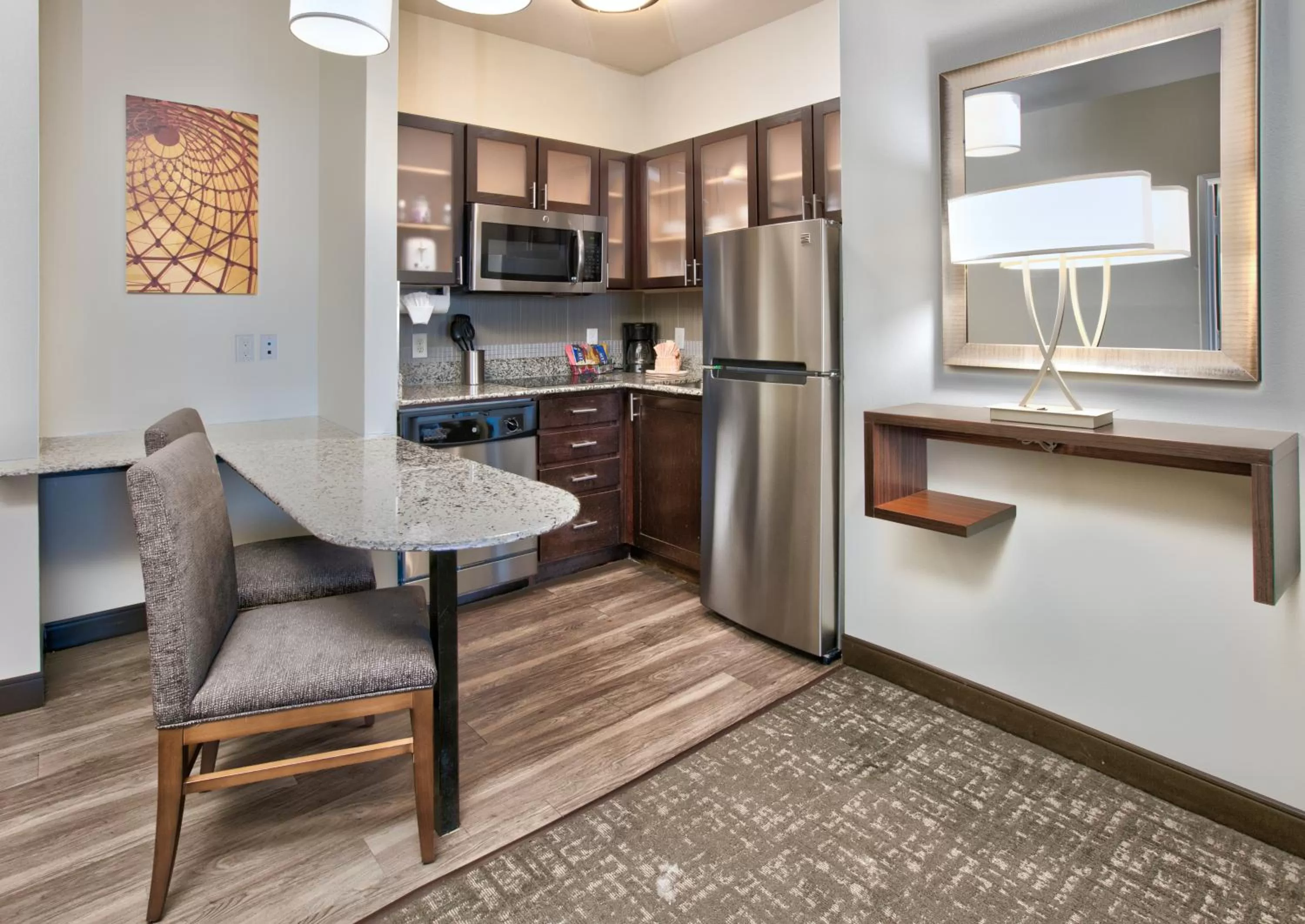 Kitchen or kitchenette in Staybridge Suites Plano - Richardson Area by IHG
