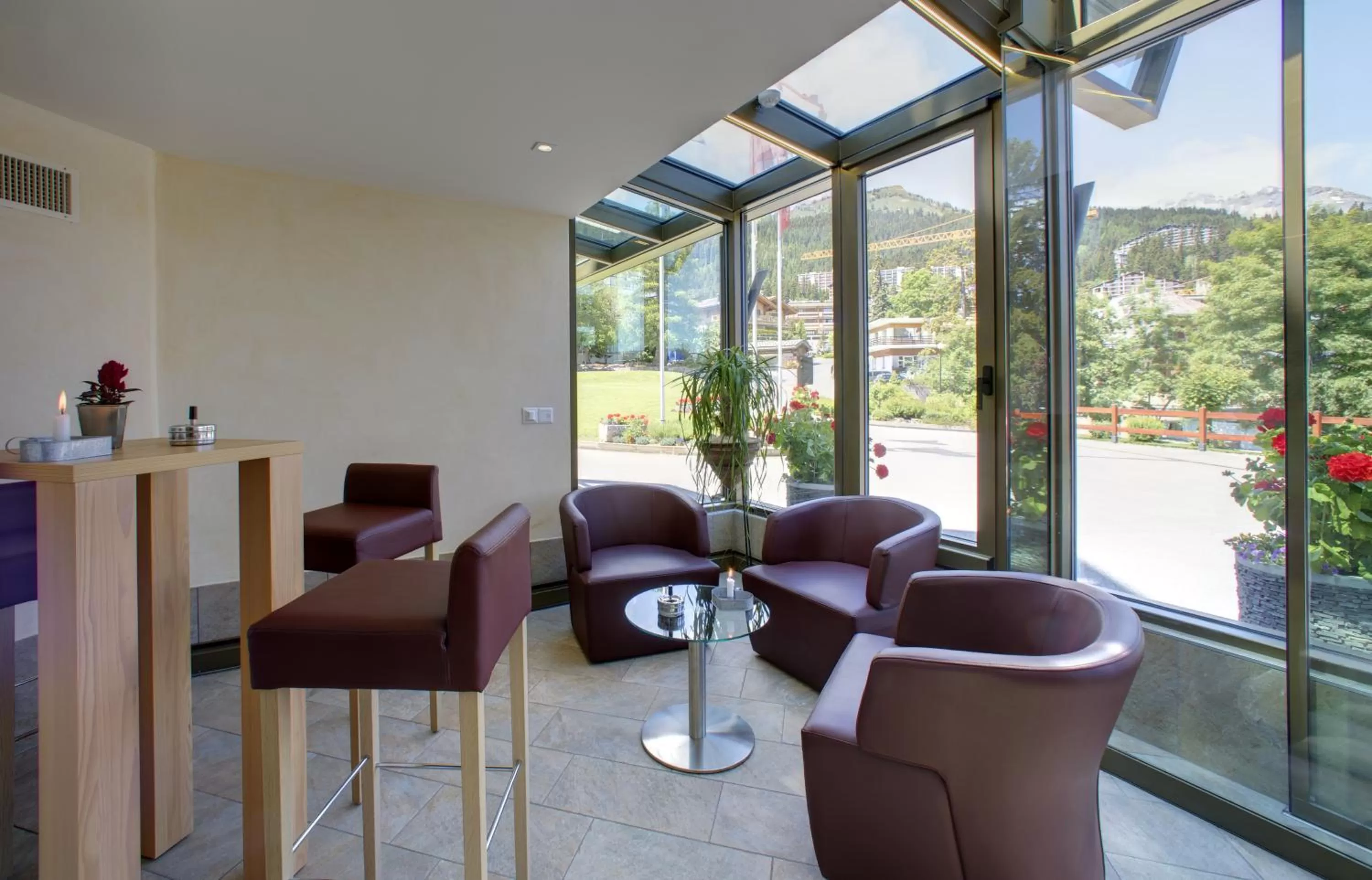 Lounge or bar in Aparthotel Helvetia