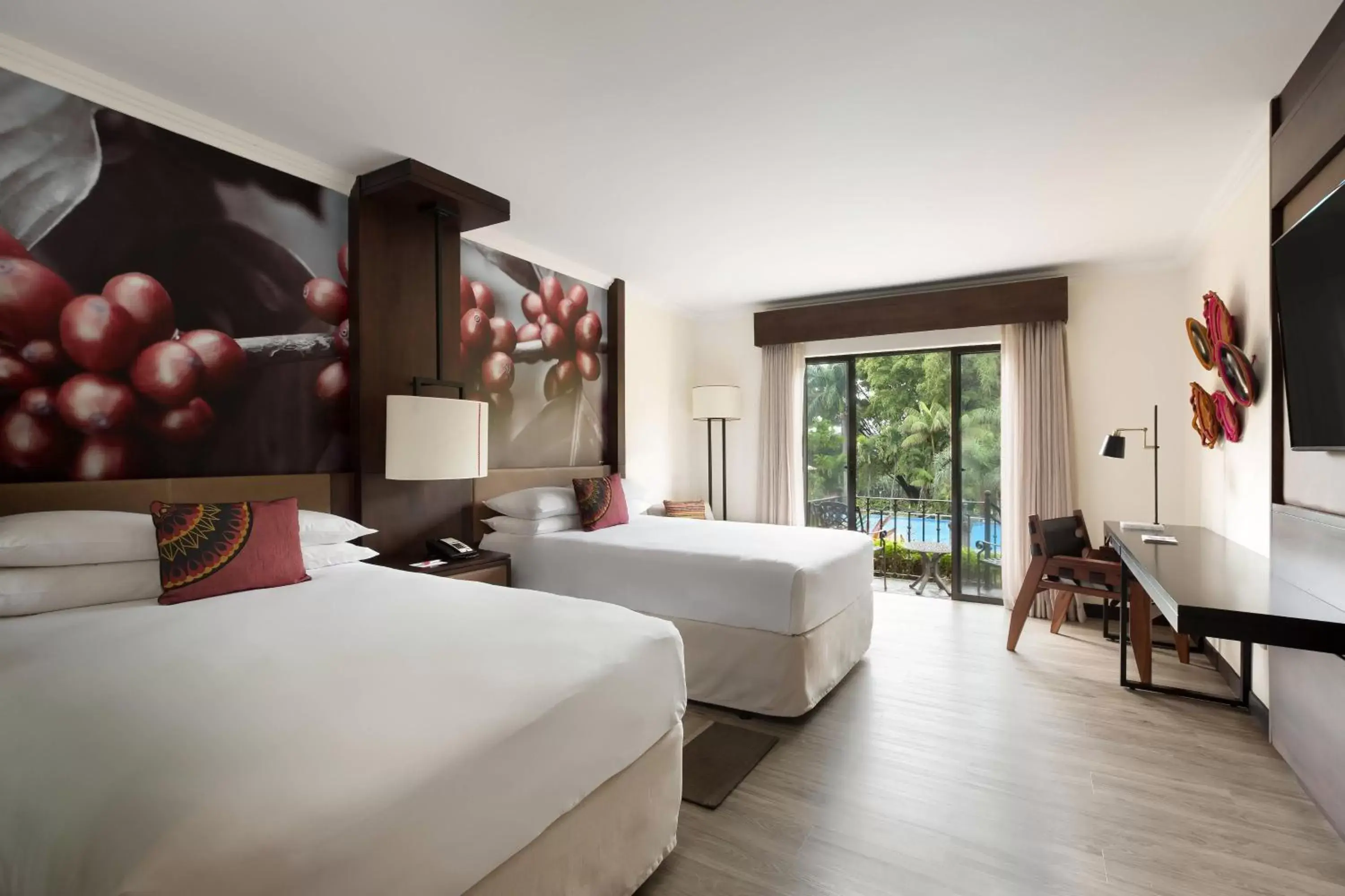 Guest room, 2 Double, Ground floor, Pool access in Costa Rica Marriott Hotel Hacienda Belen Guest room, 2 Double, Ground floor, Pool access in Costa Rica Marriott Hotel Hacienda Belen