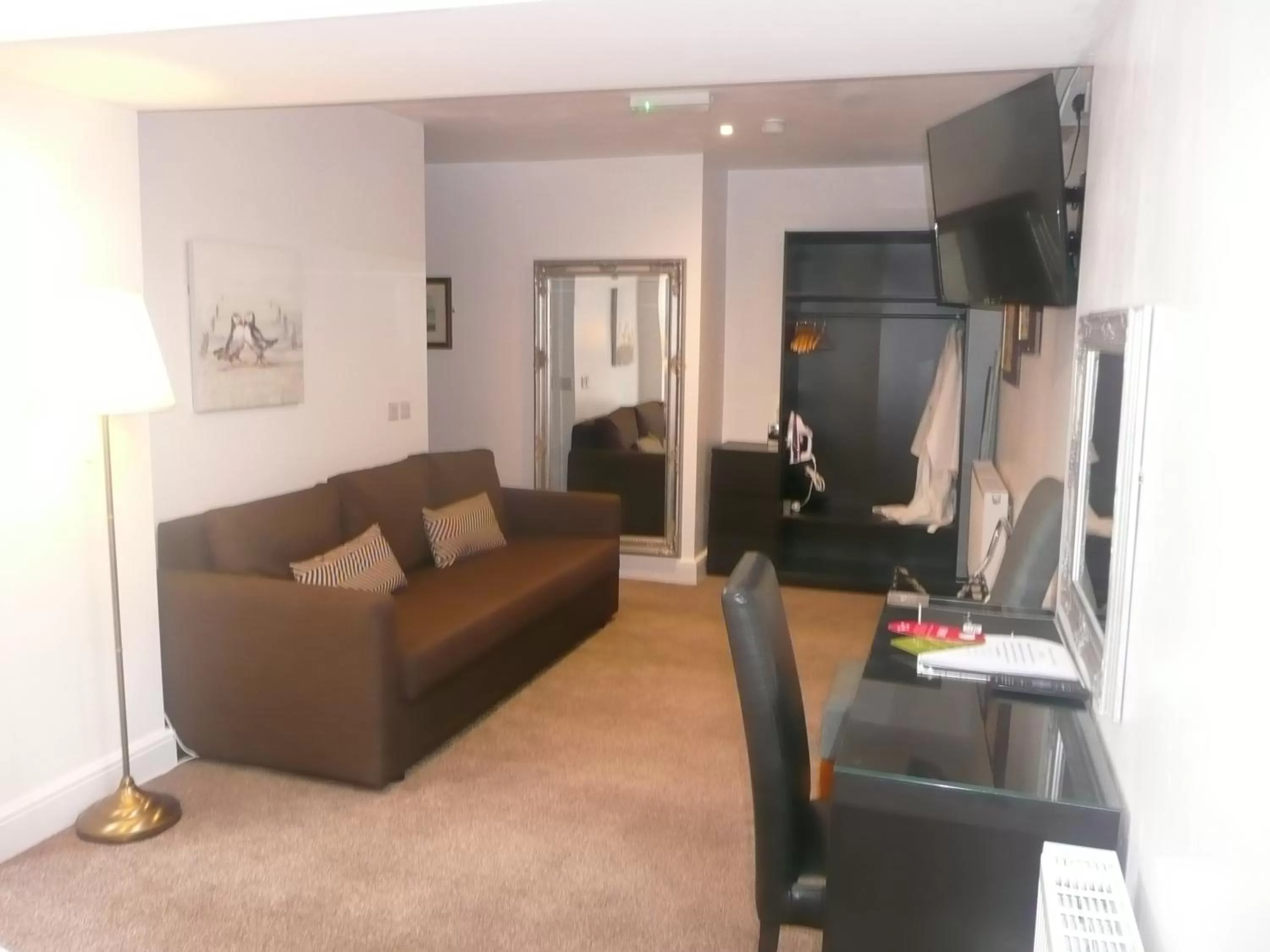 Seating area in Noble Lands