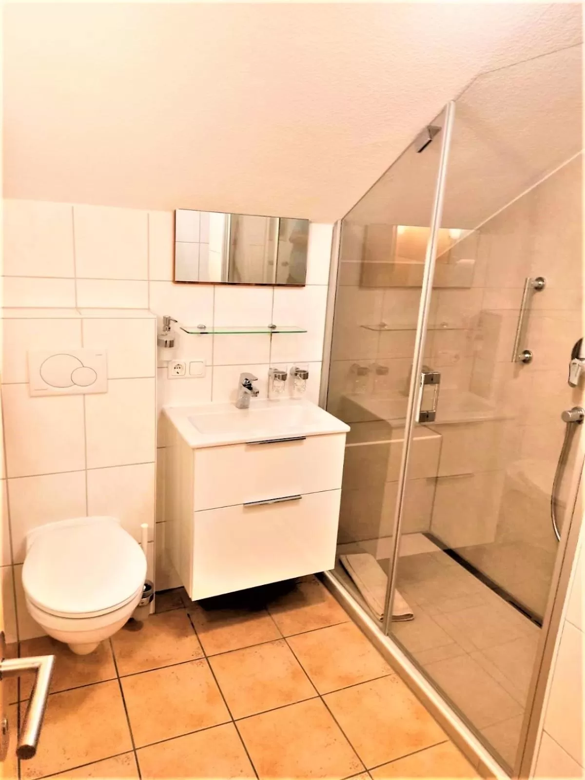 Bathroom in Appartement-Haus Blumenhof
