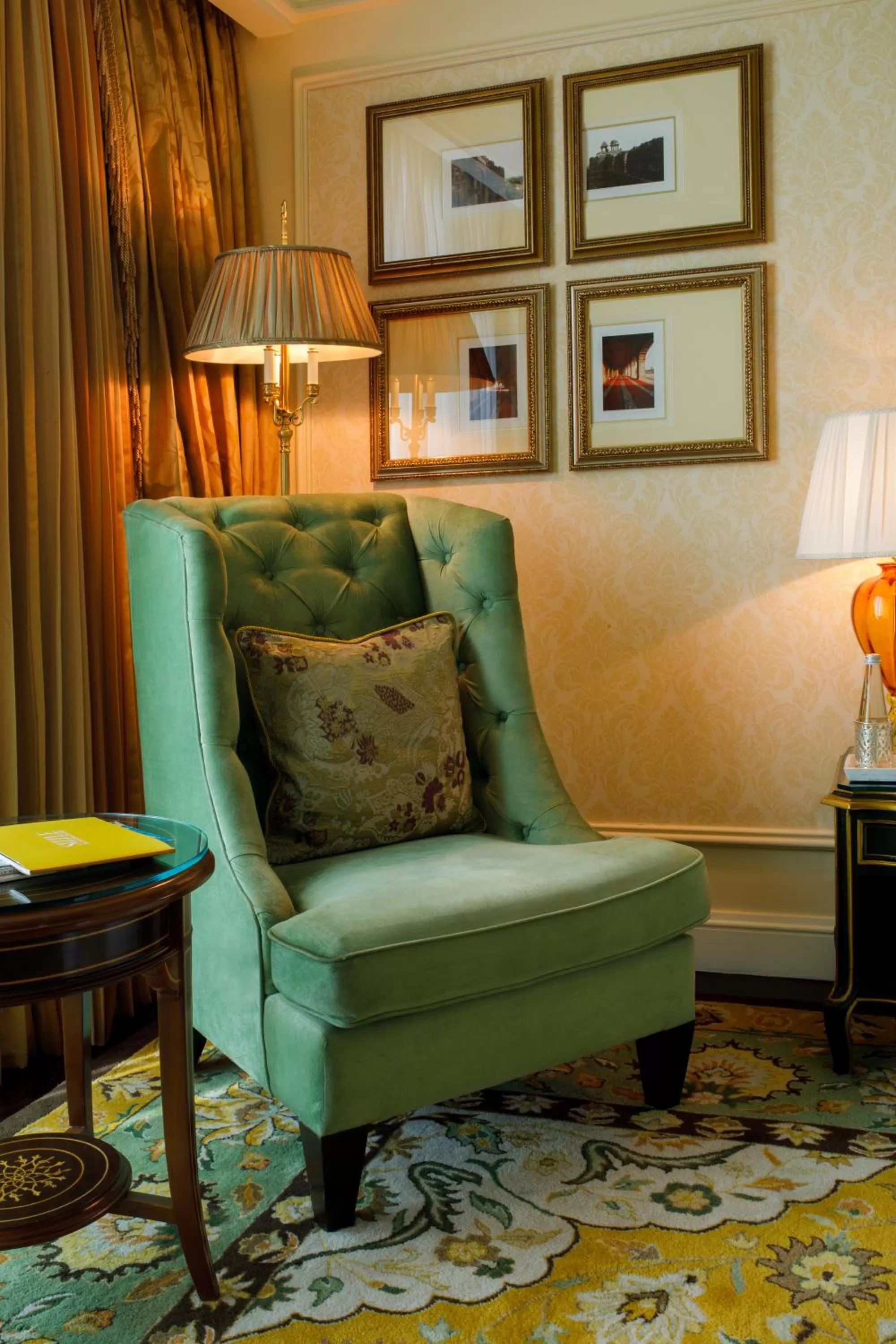 Seating area in The Leela Palace New Delhi