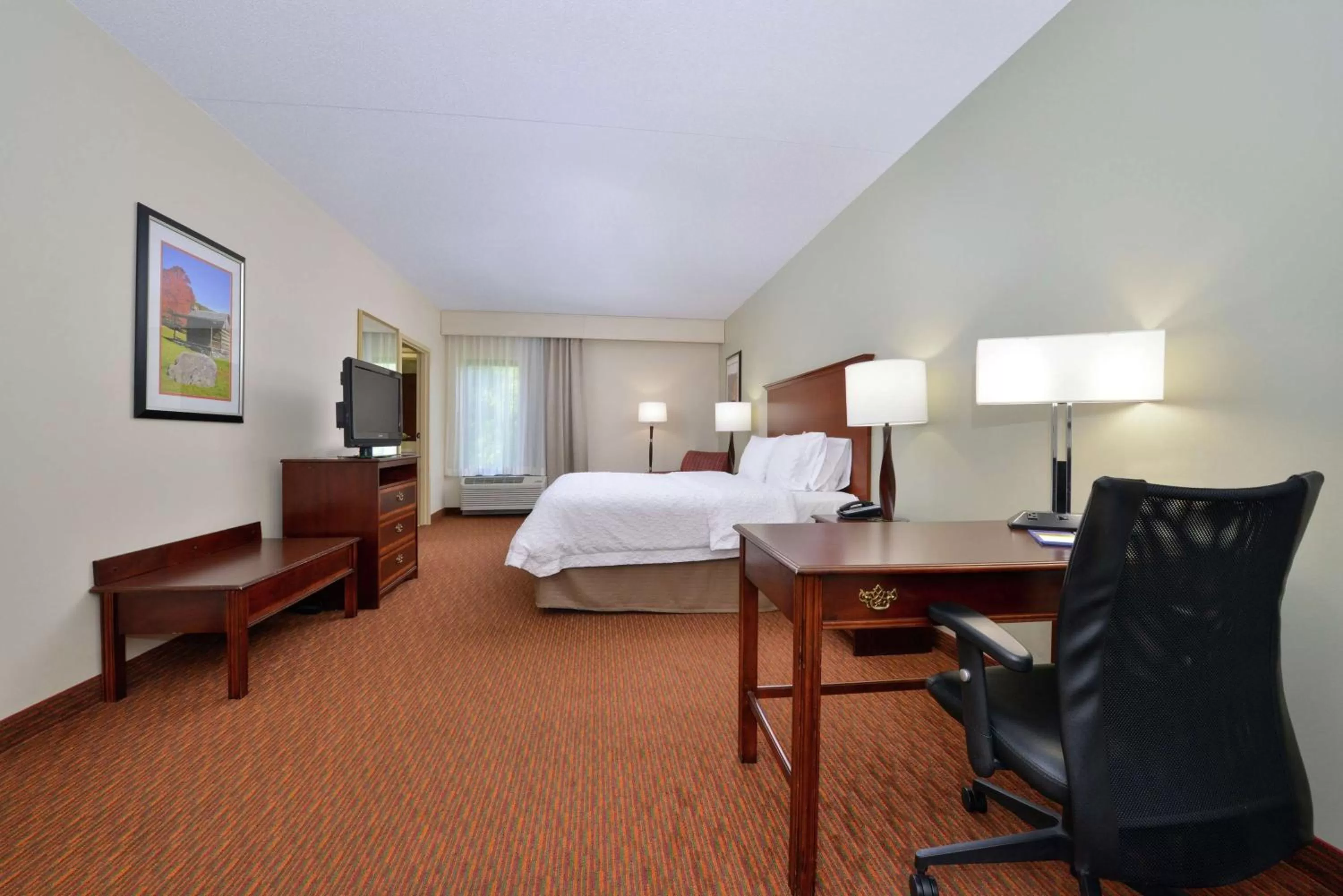 Deluxe King Room in Hampton Inn Waynesboro/Stuarts Draft