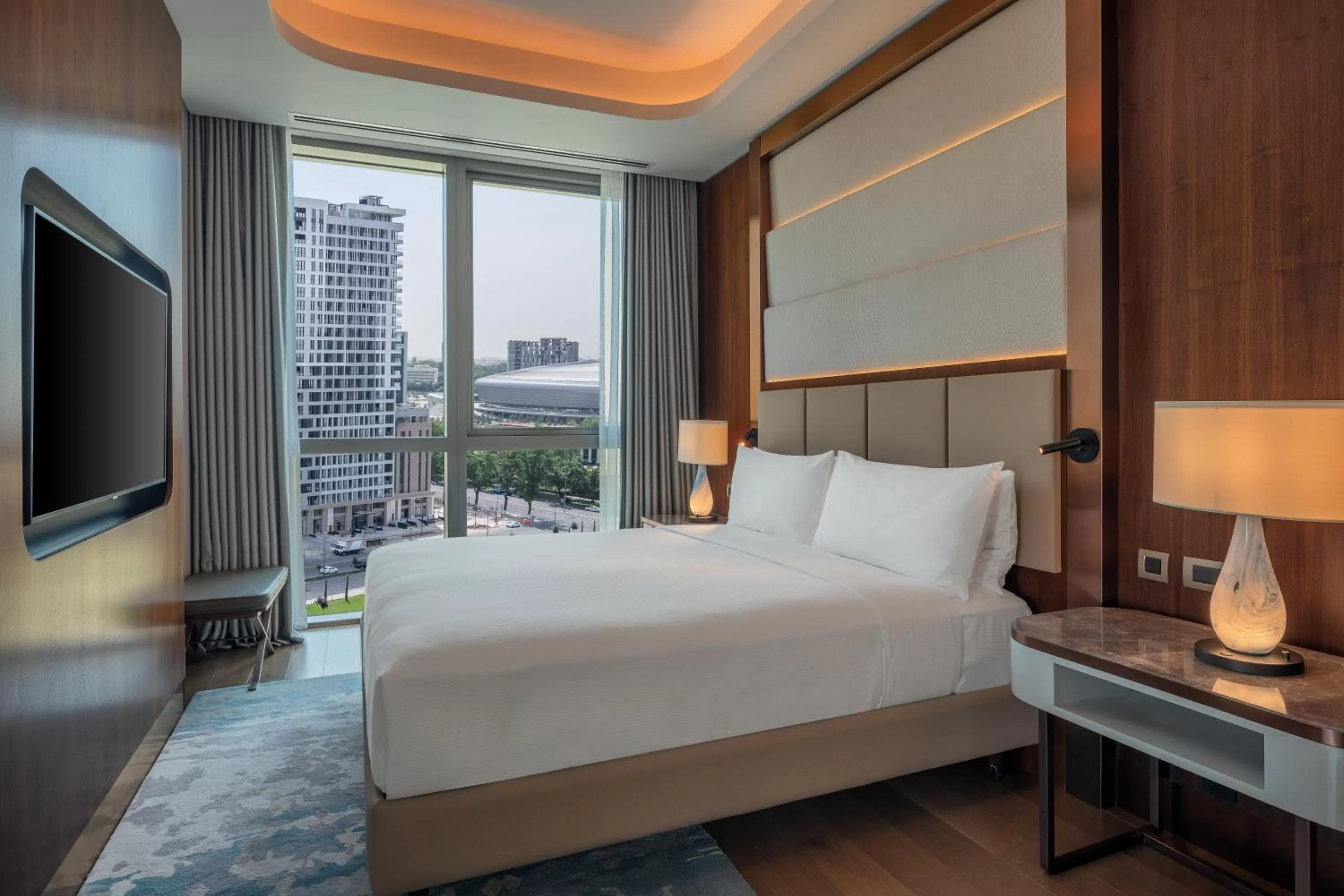 Bedroom, Bed in Hilton Tashkent City