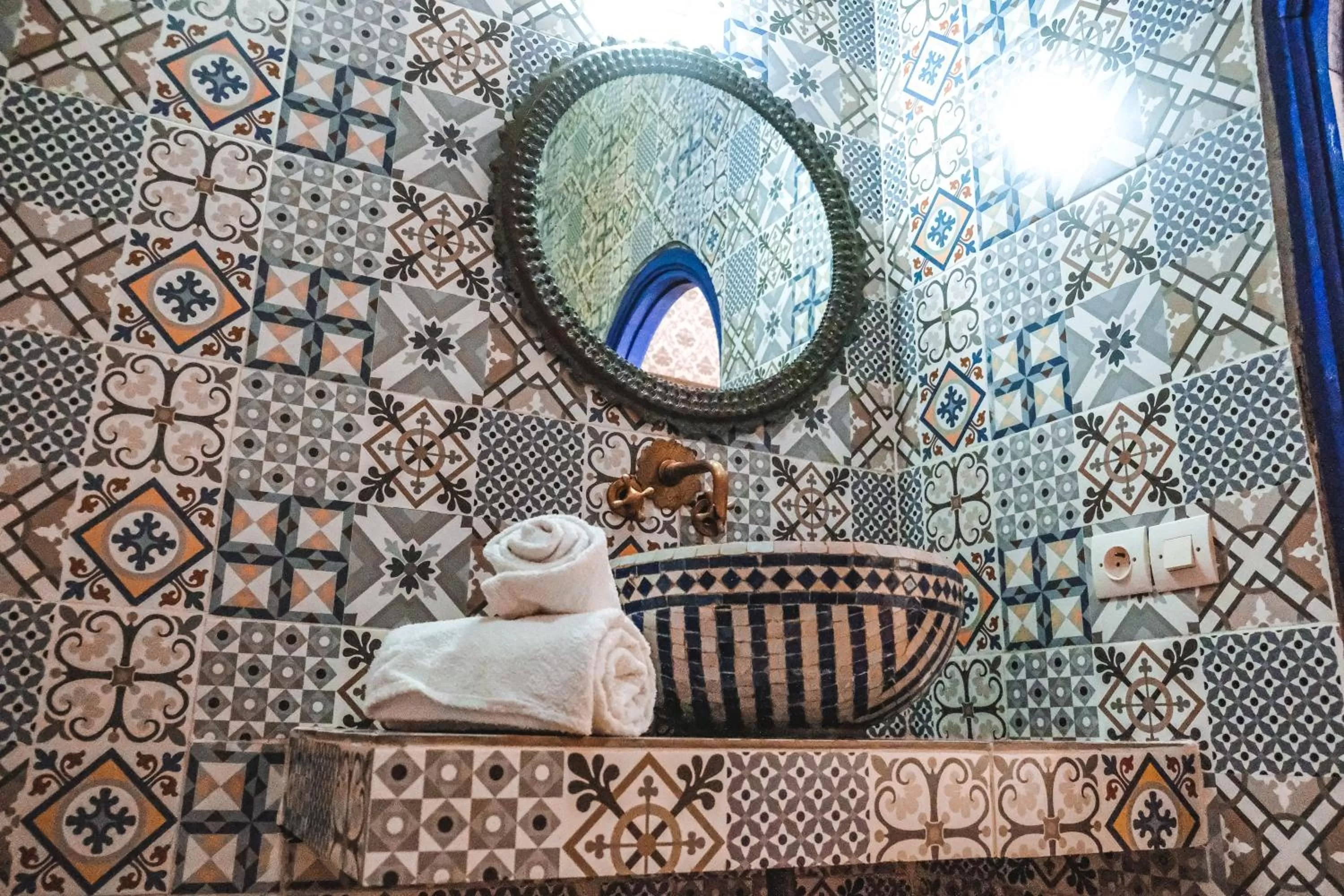 Bathroom in Héritage Lalla Aicha et SPA