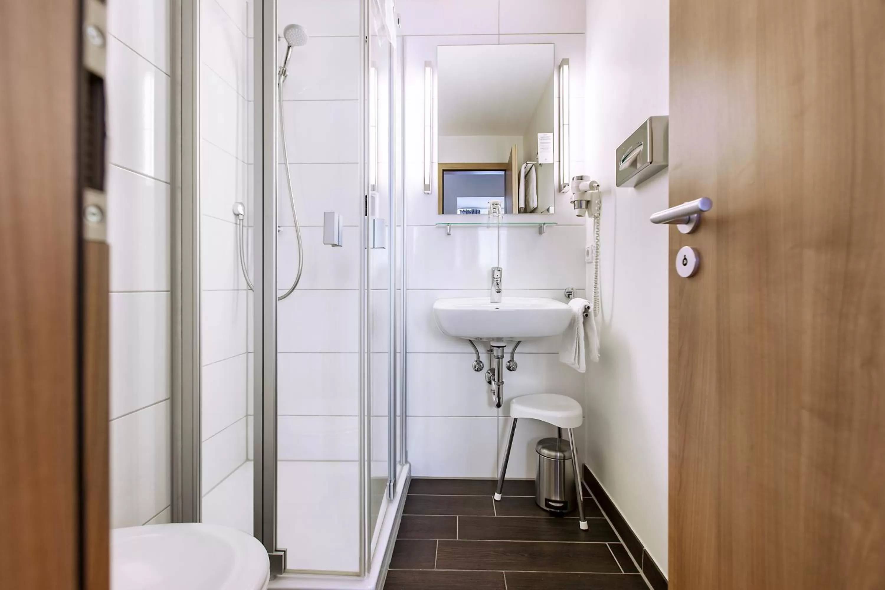 Shower in Hotel am Jakobsmarkt