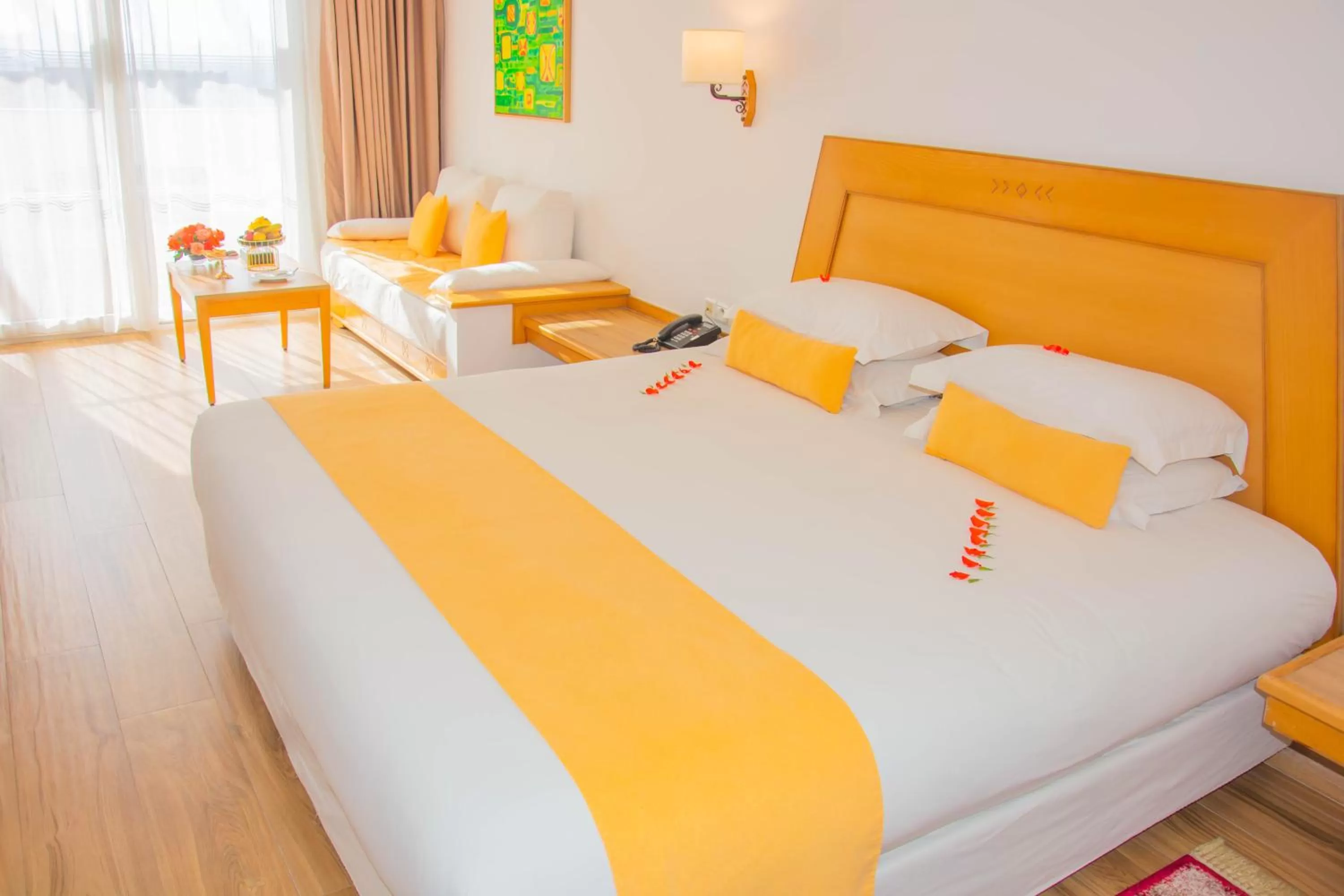 Photo of the whole room, Bed in Hotel Timoulay and Spa Agadir