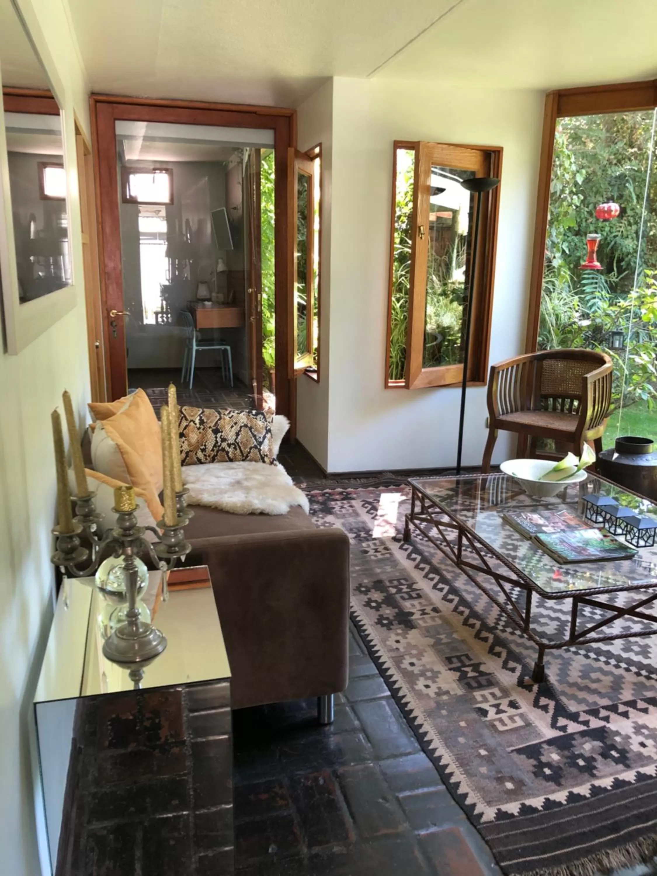 Living room, Seating Area in Rent apart Las Condes