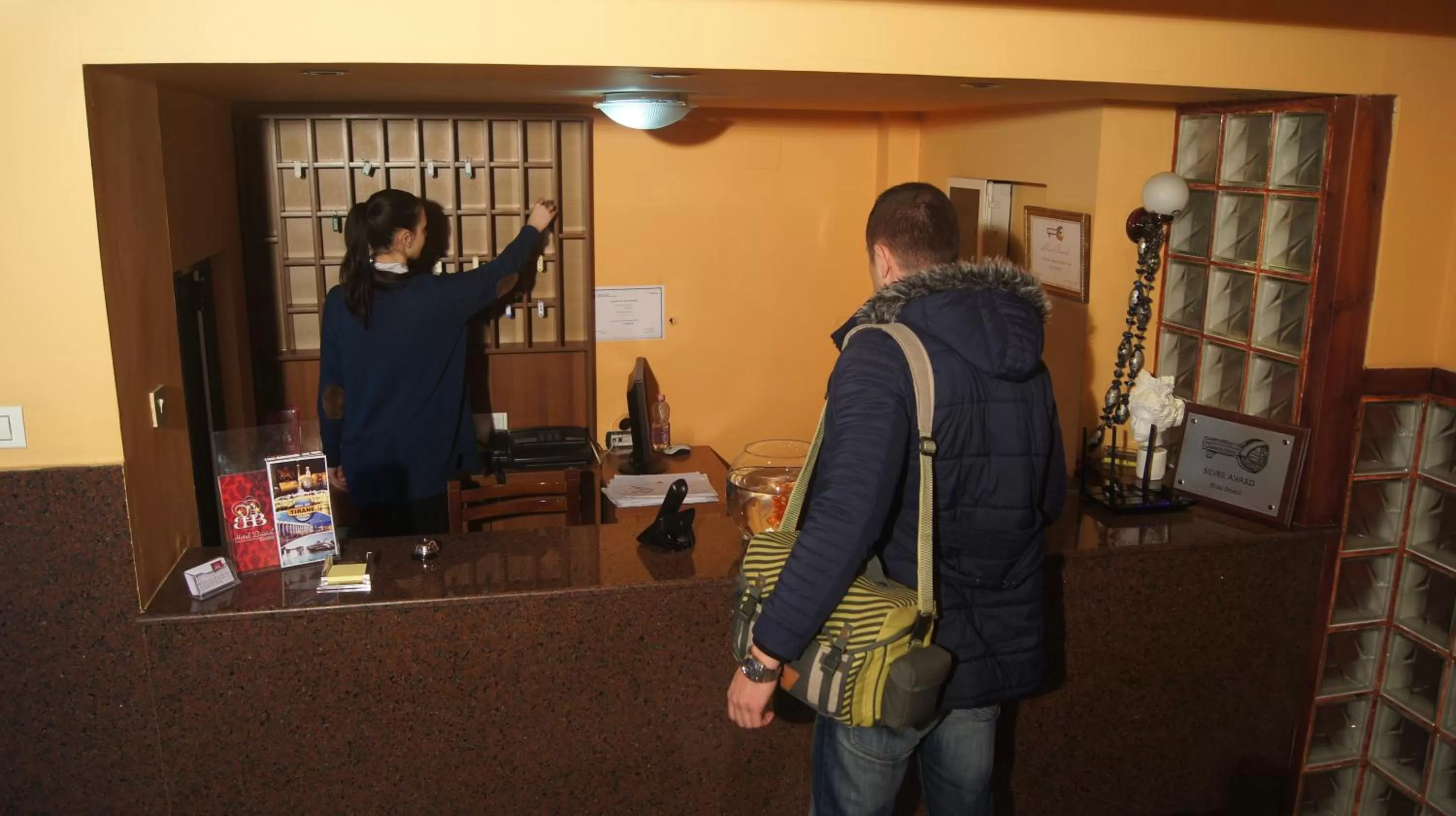 Lobby or reception in Bristol Hotel Tirana