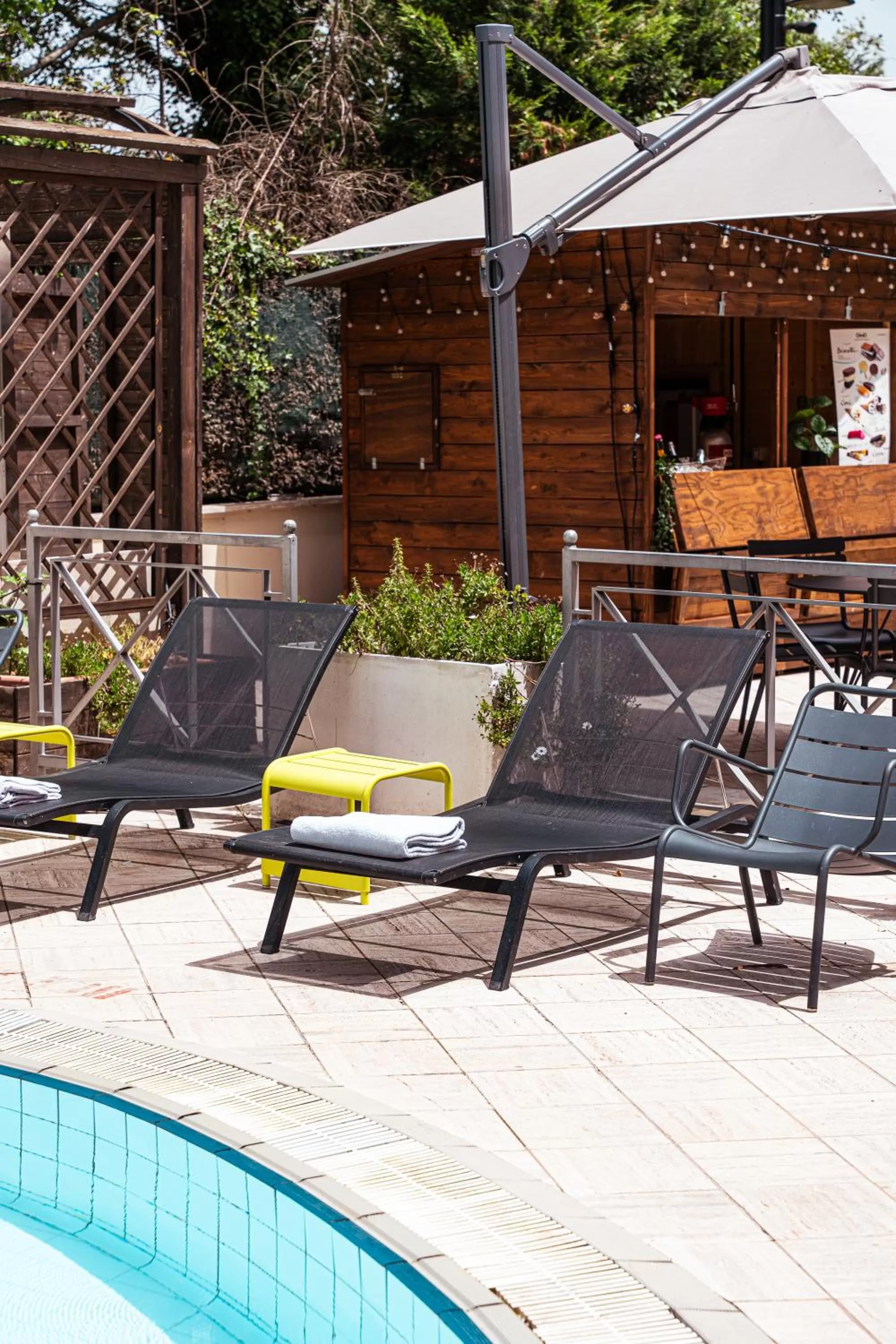 Balcony/Terrace in Novotel Roma Est