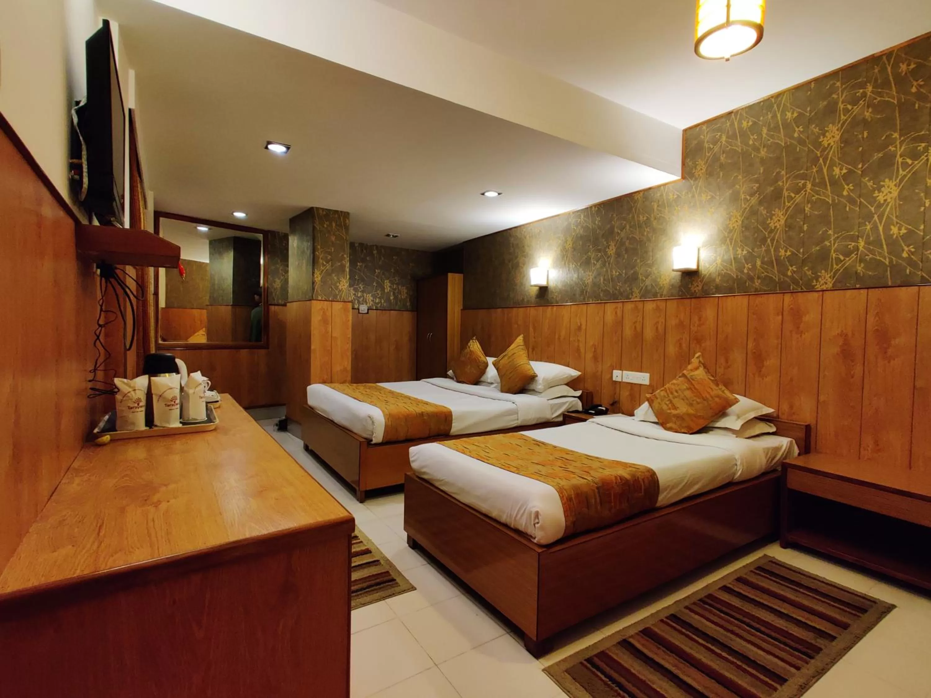 Bed in Hotel Tarayana