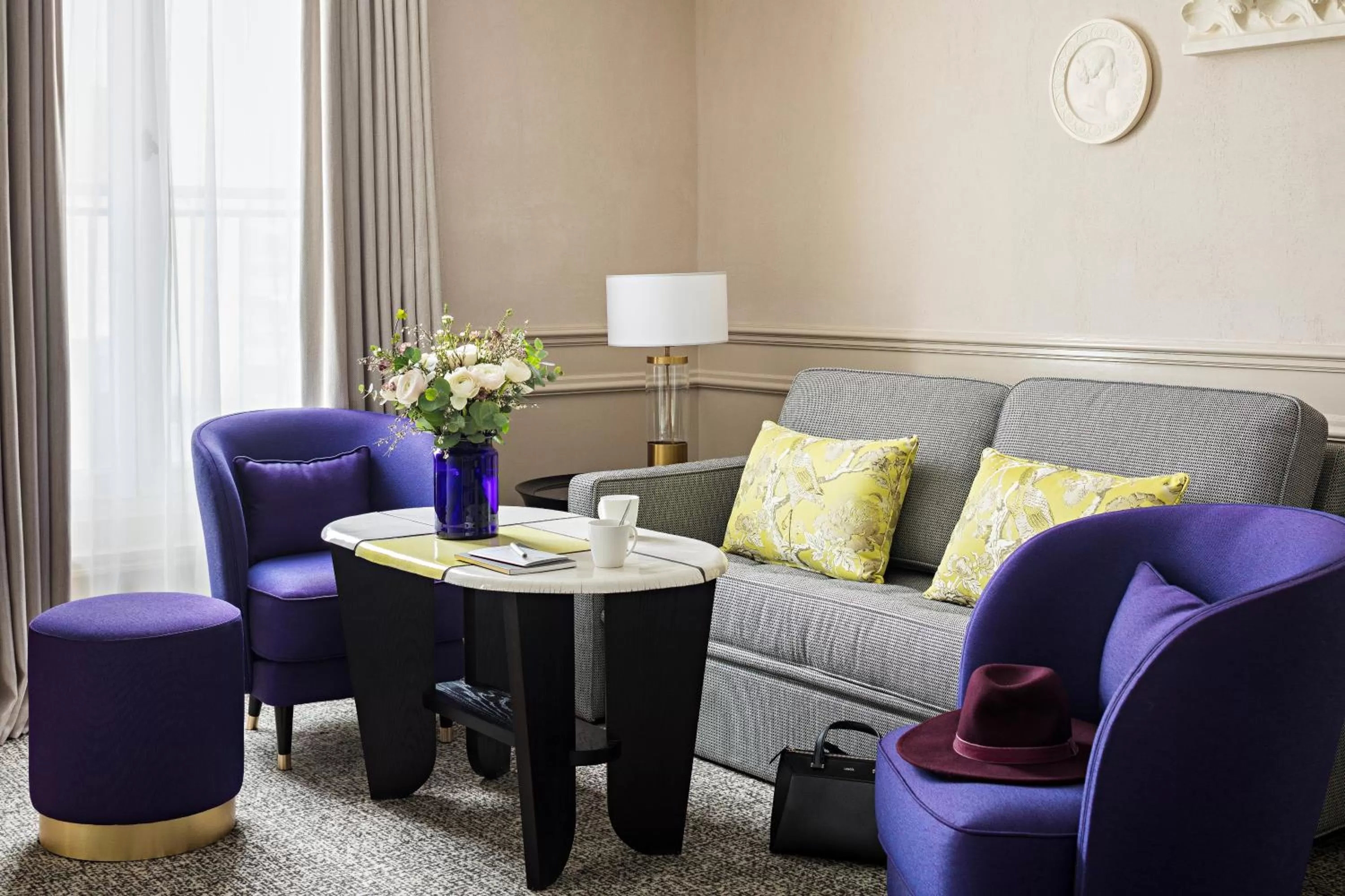 Living room in Sofitel Le Scribe Paris Opera