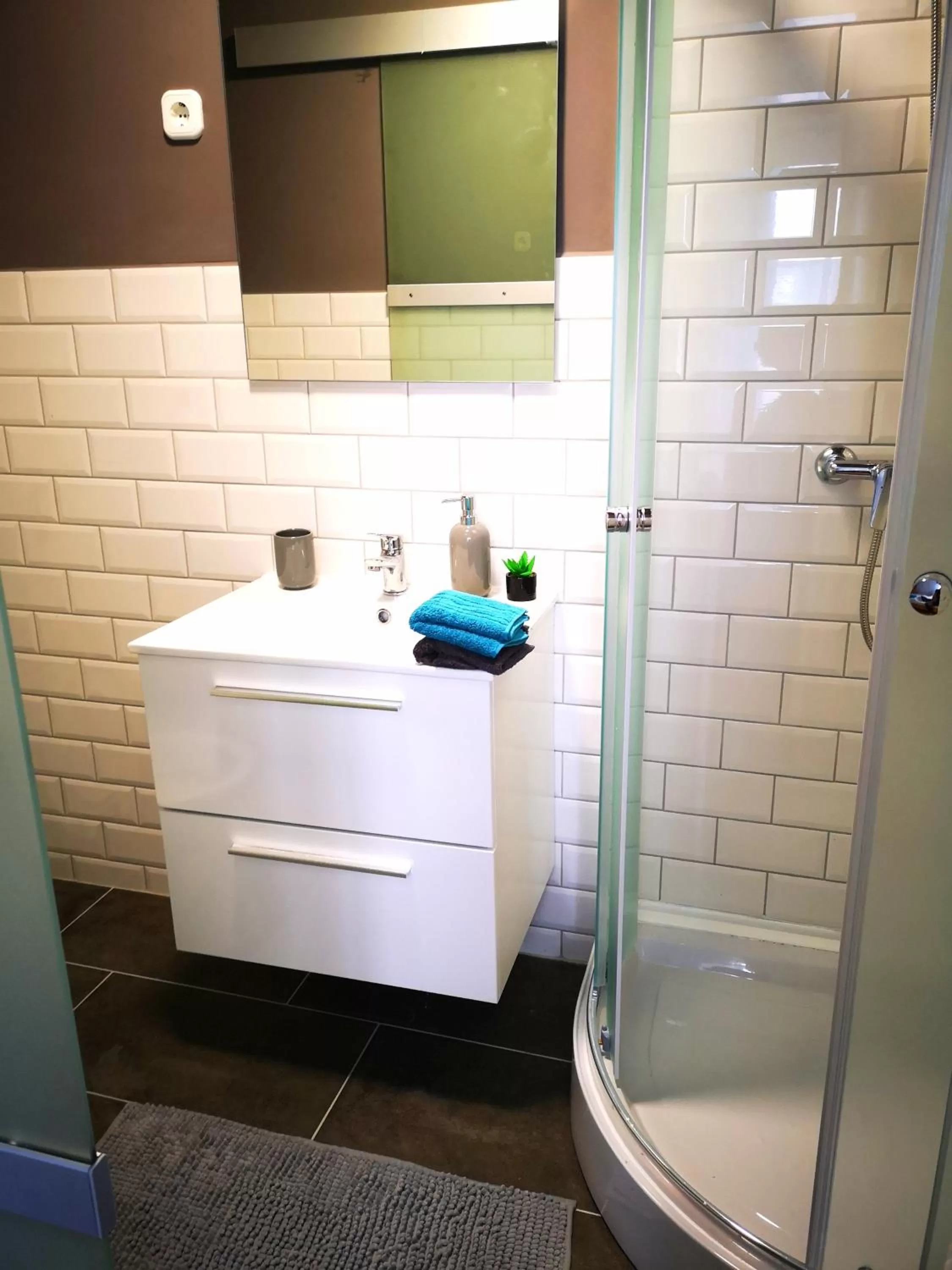 Bathroom in Zöld Sziget Wellness