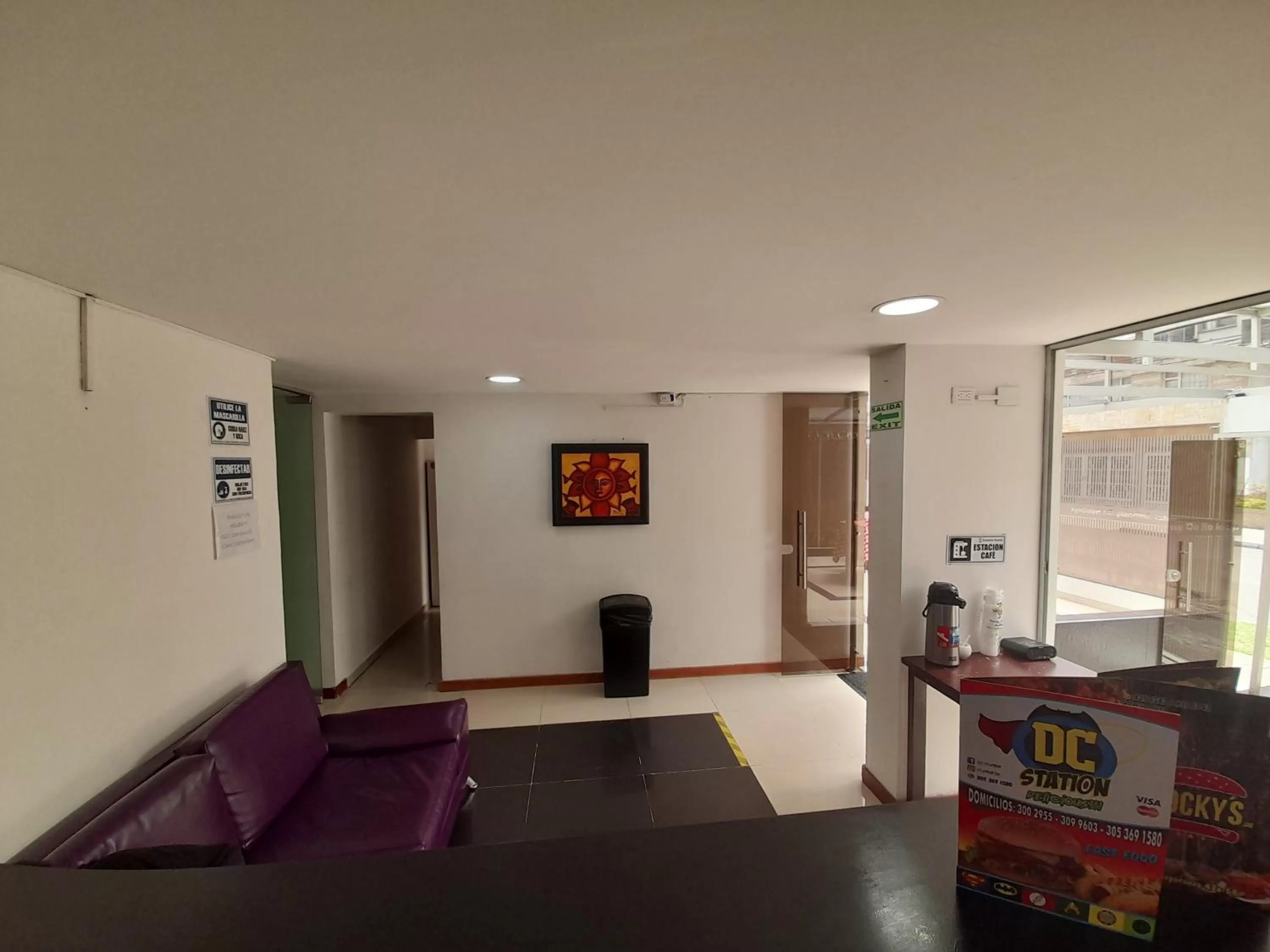 Lobby/Reception in Embassy On Holidays