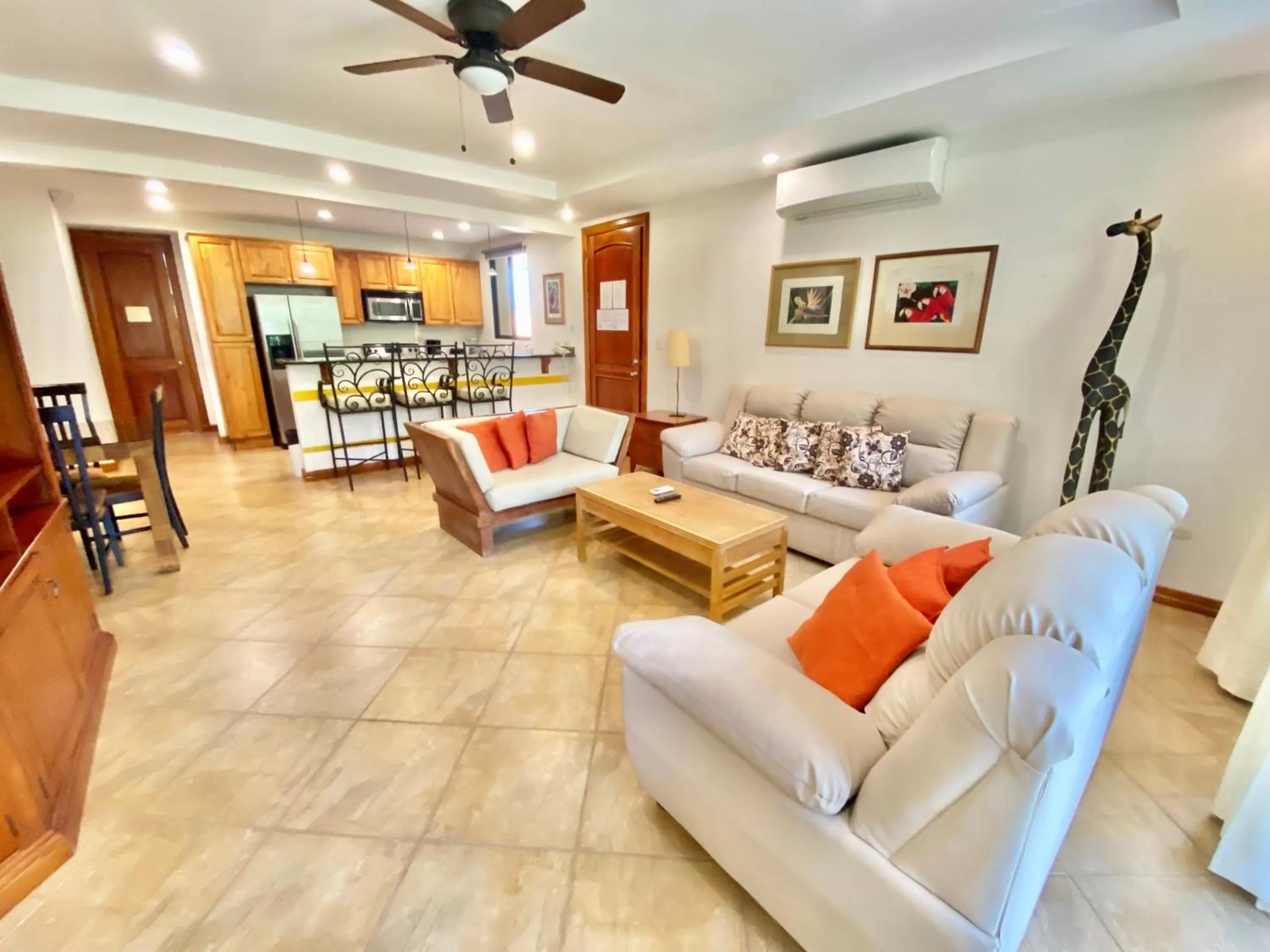 Living room in Monte Carlo Luxury Condominiums