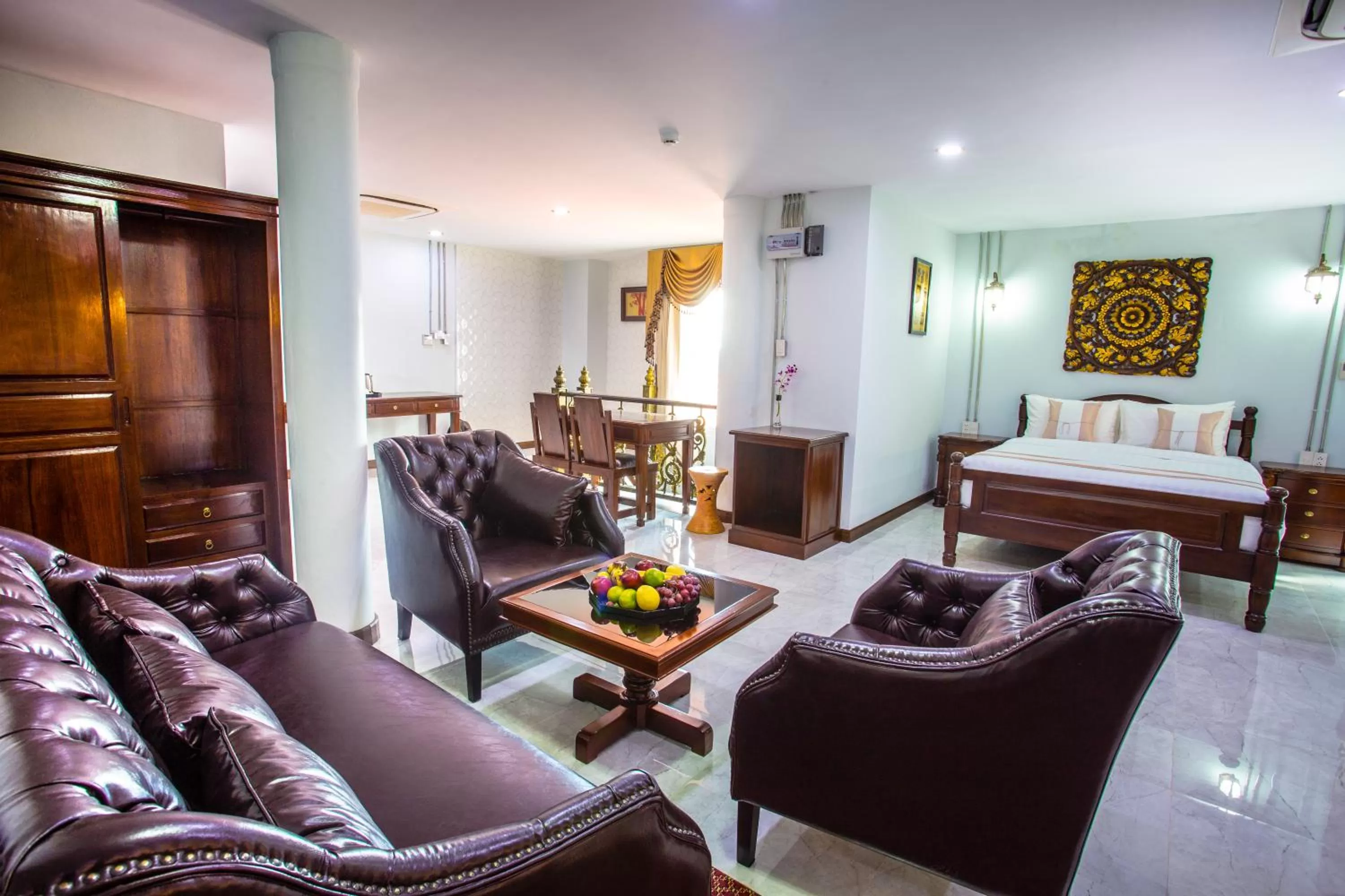 Living room, Bed in Pingdoi Hualin Boutique Hotel