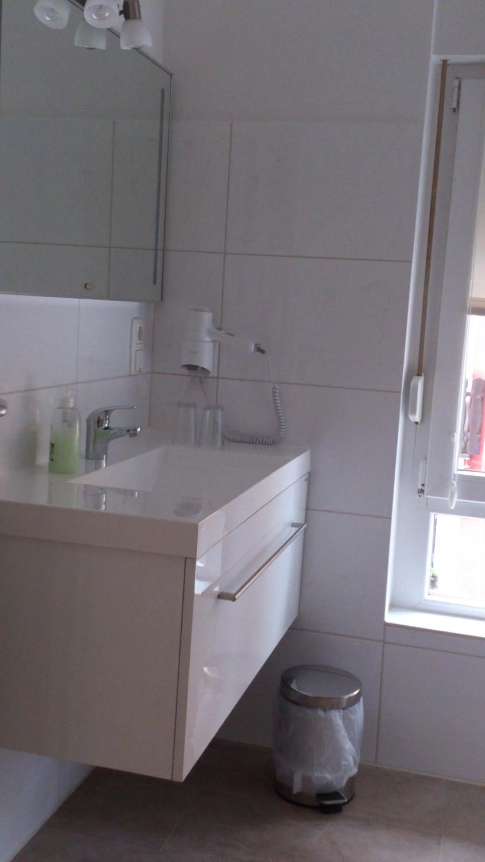 Bathroom in Waldhotel Albachmühle mit Albacher Stuben