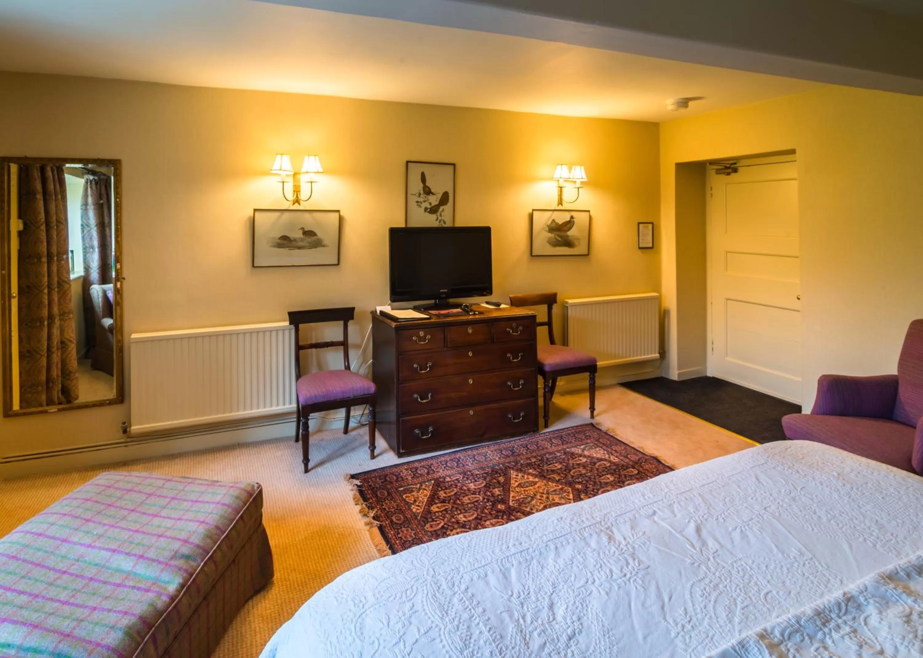 Seating area, Bed in Greywalls Hotel & Chez Roux