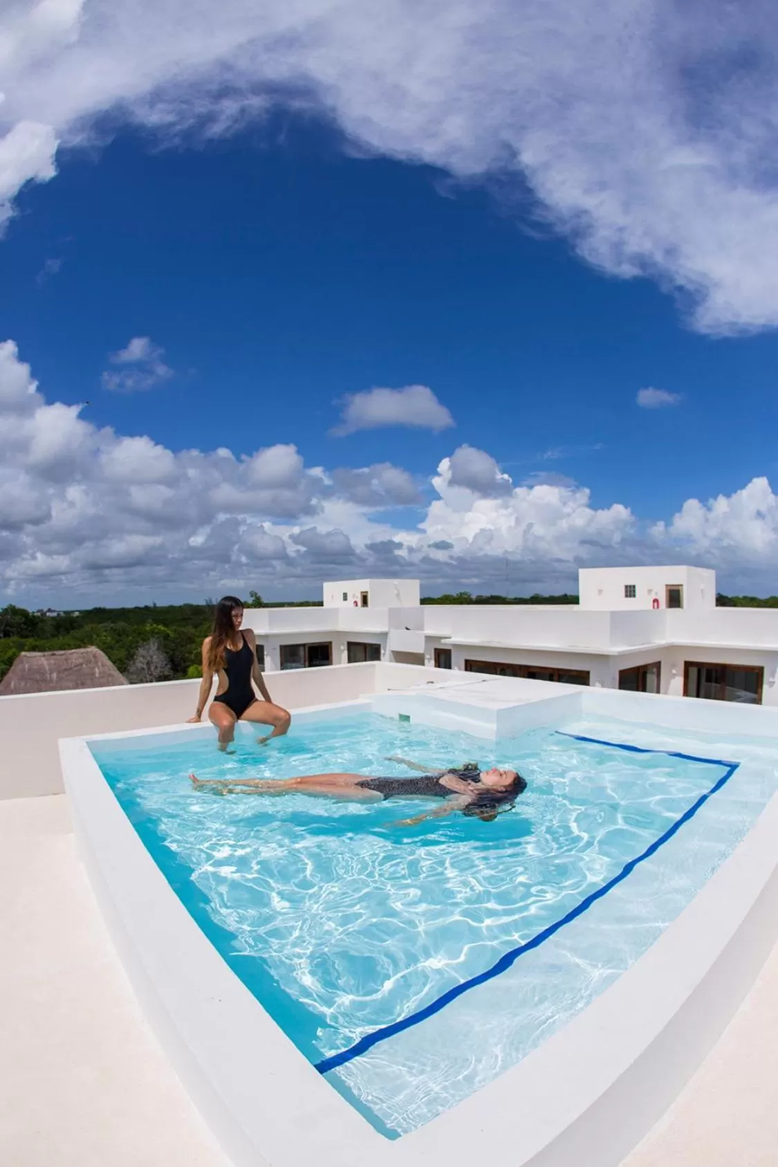 People in Intima Resort Tulum Adults Only (Clothing Optional)