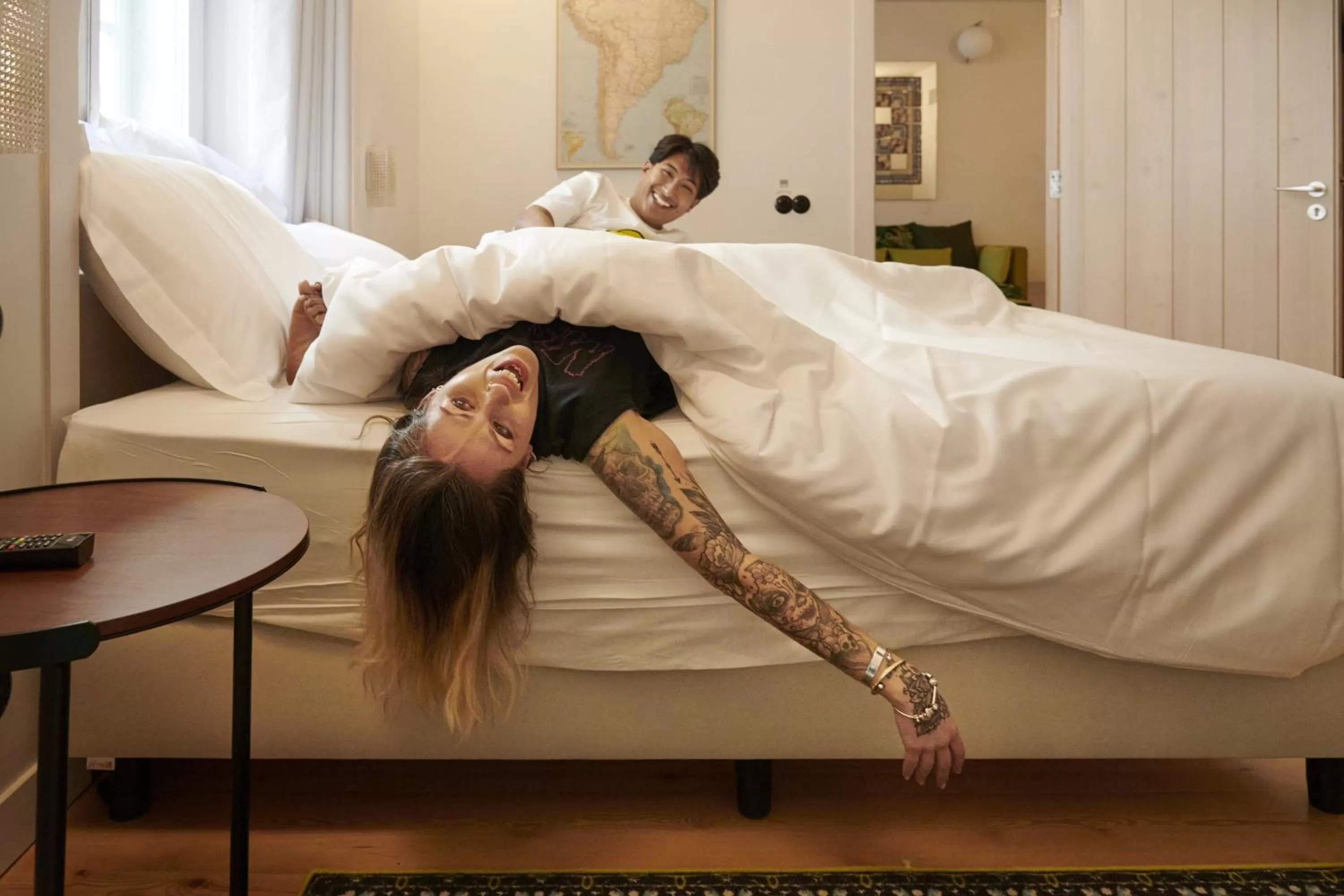 Bed in Cais Urban Lodge