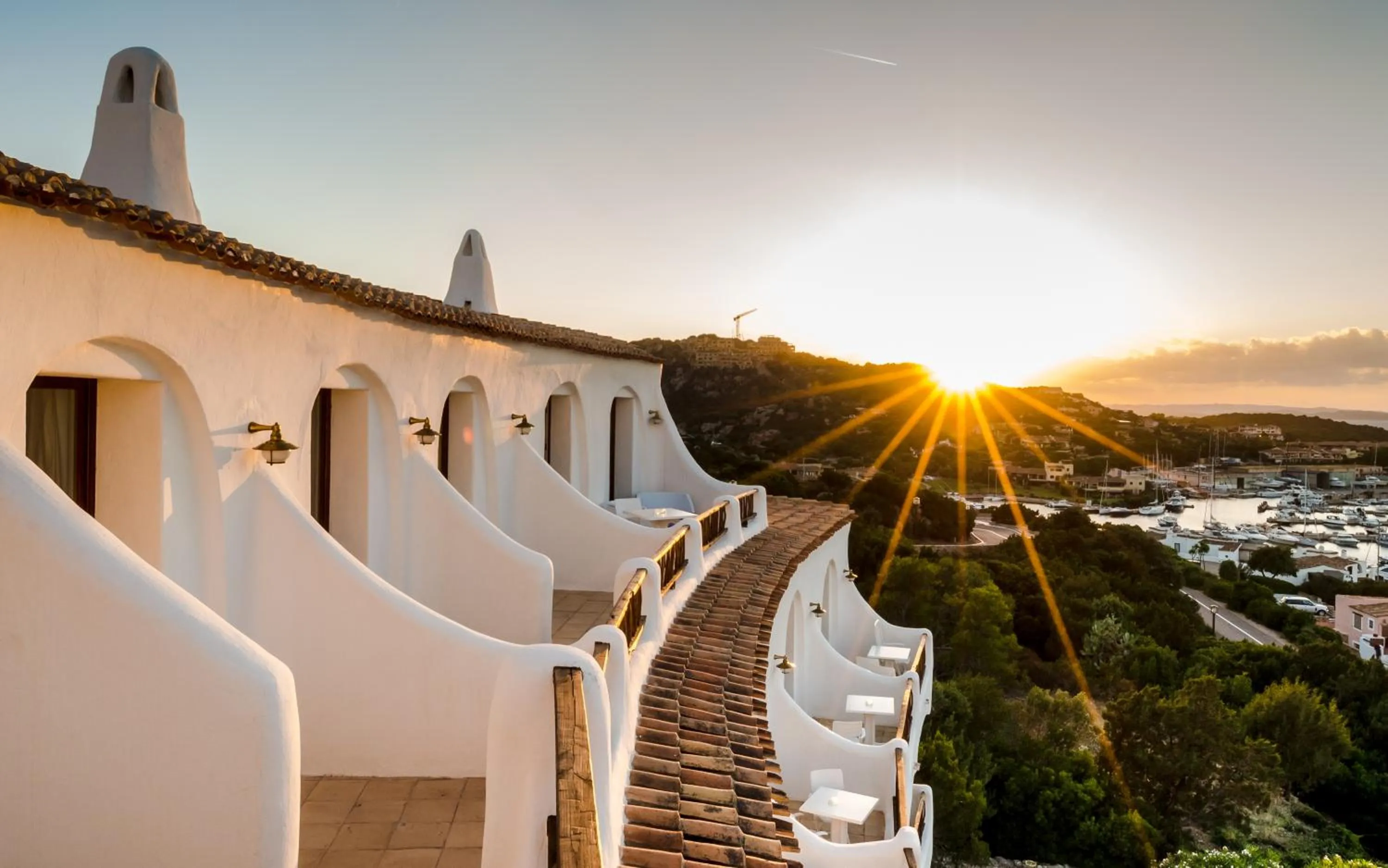 Sunset in Hotel Luci di la Muntagna