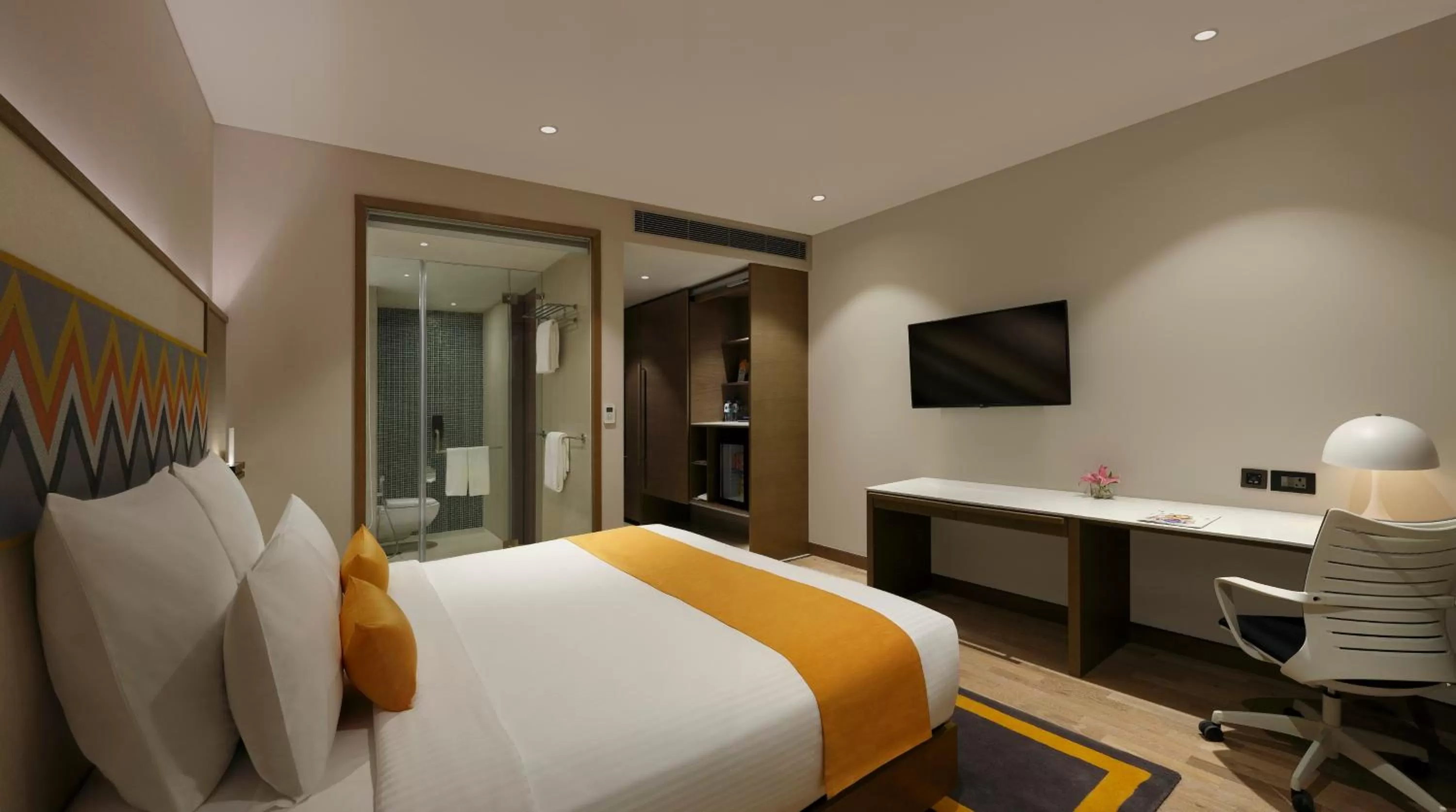 Photo of the whole room, Bed in Novotel Guwahati GS Road