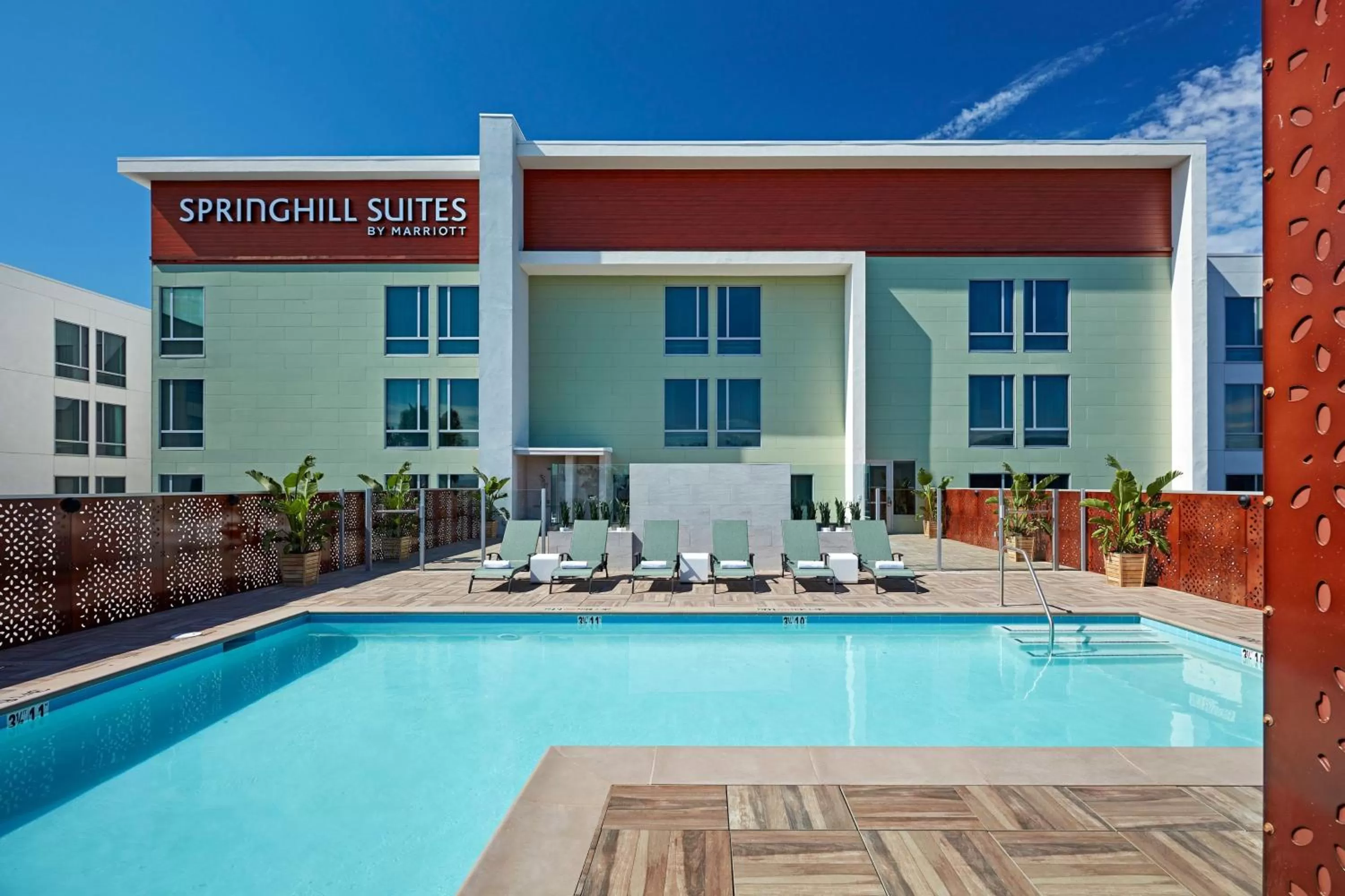 Swimming pool in SpringHill Suites by Marriott Los Angeles Downey