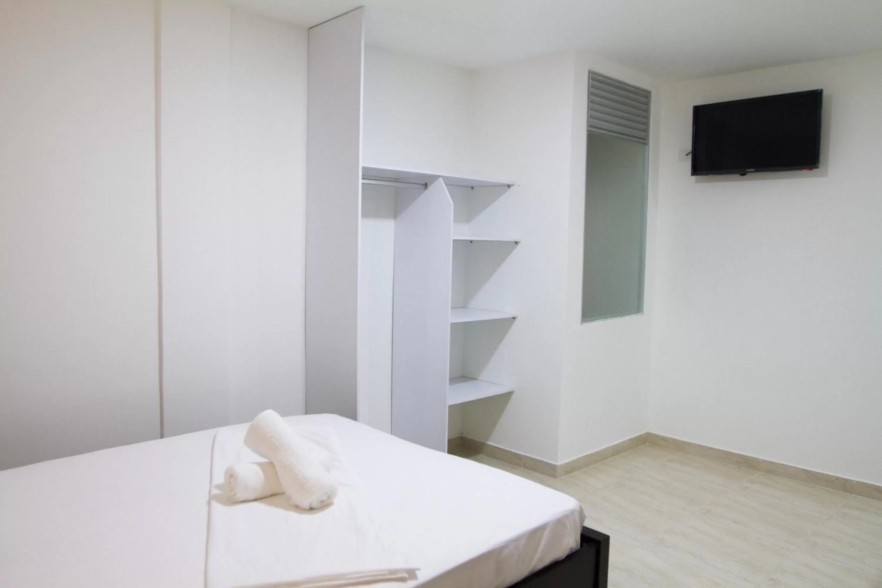 Bed in Hotel Residencias la CH