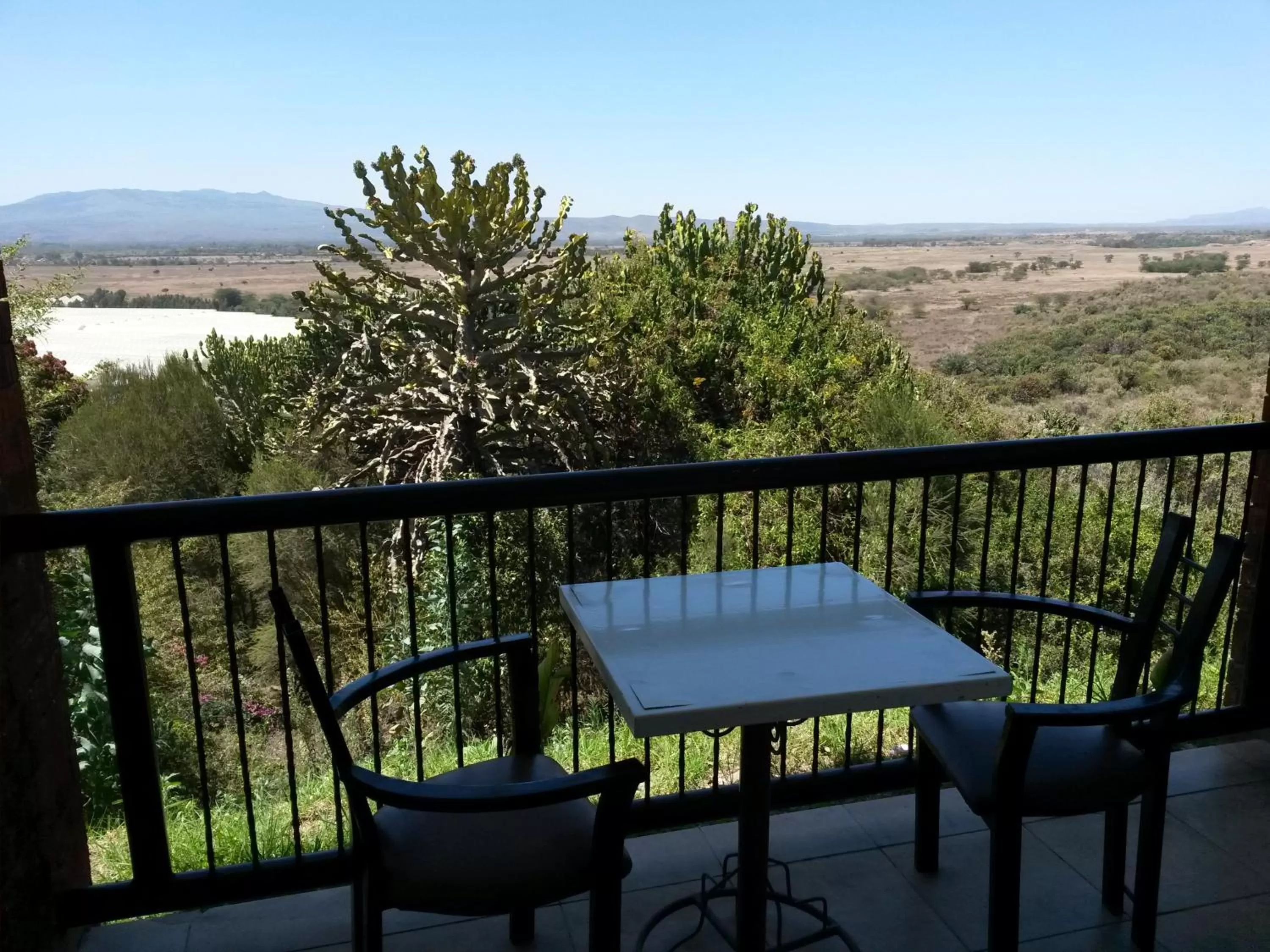 View (from property/room), Balcony/Terrace in Mwanzo Lodge