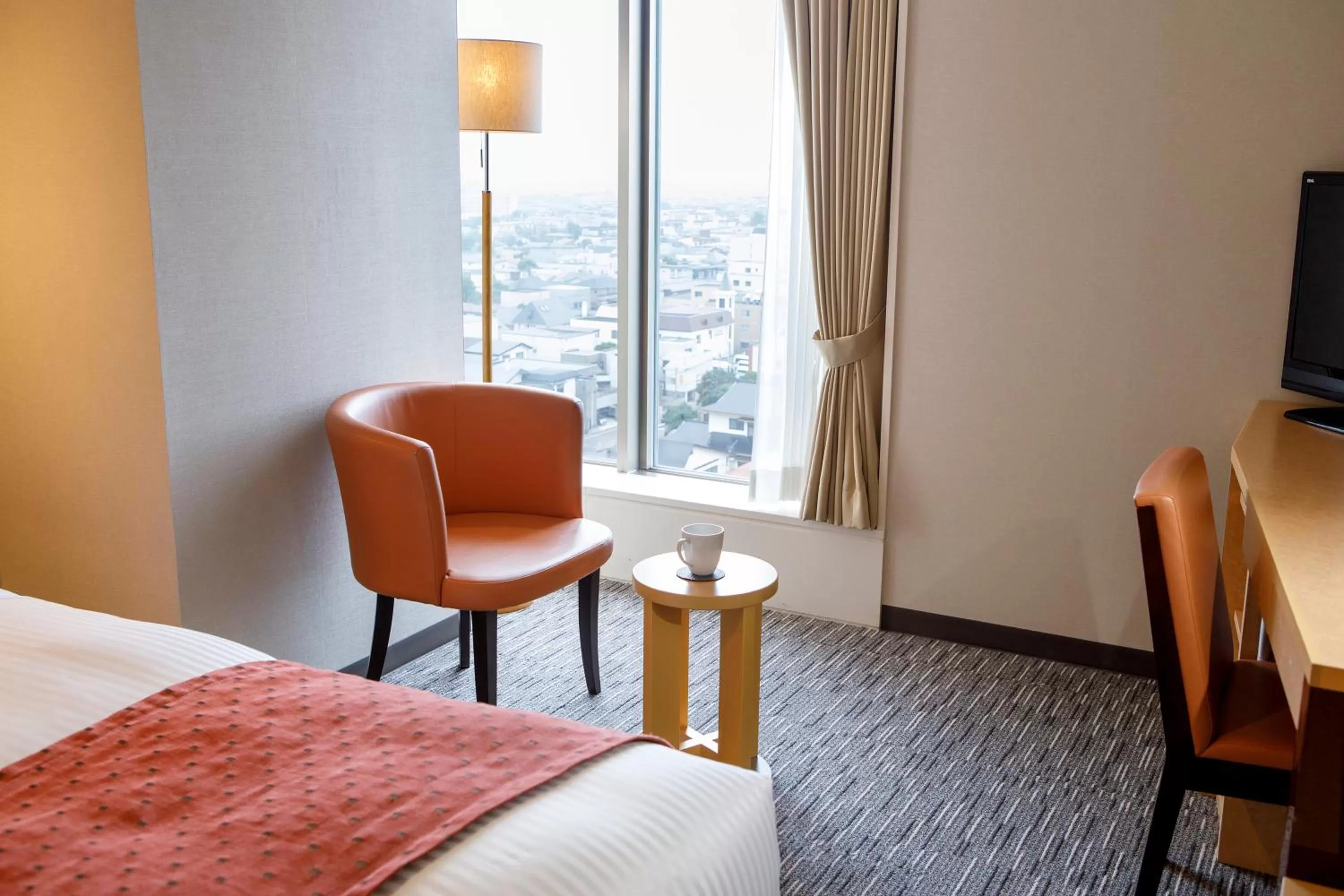 Decorative detail, Bed in HOTEL MYSTAYS Hakodate Goryokaku