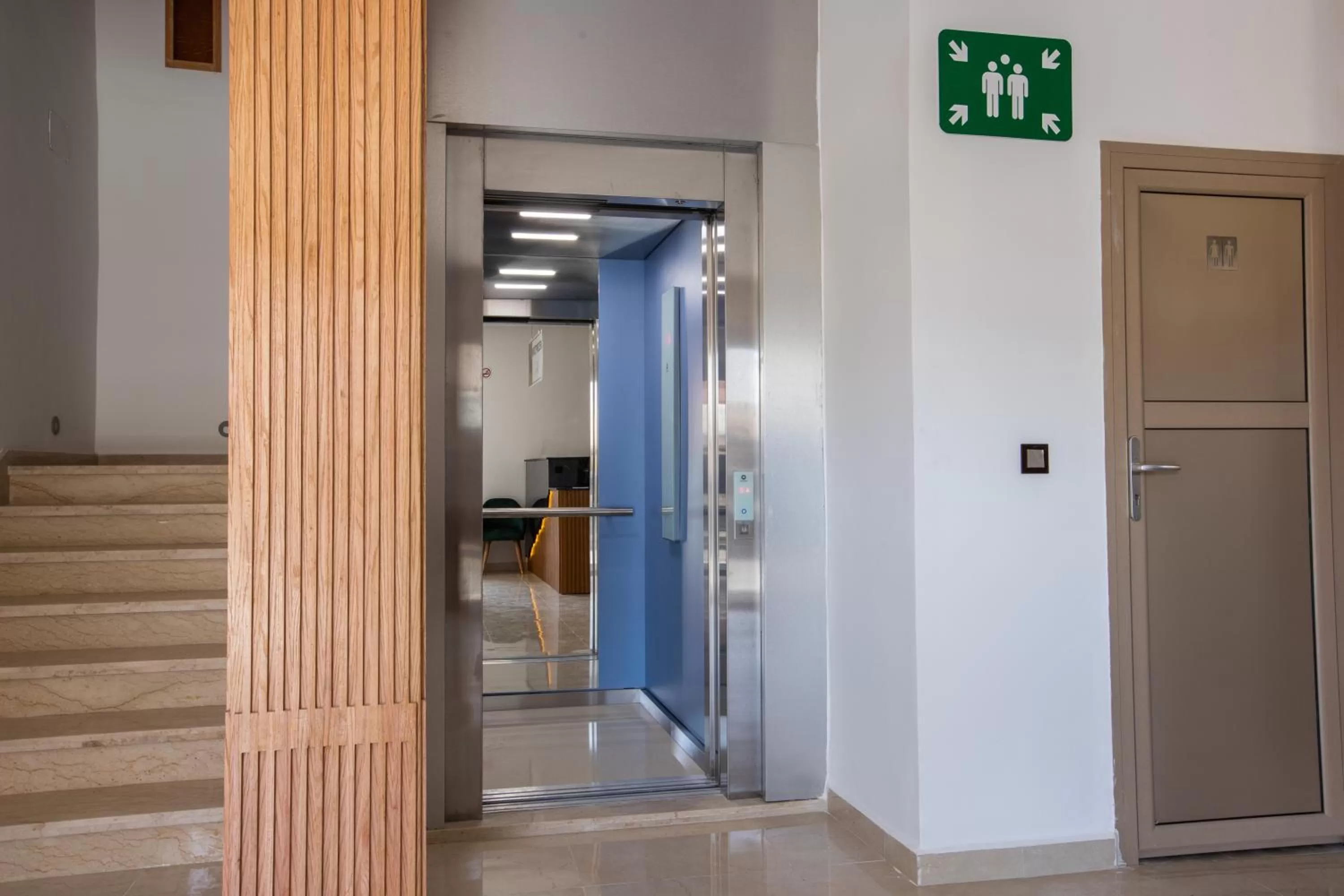 elevator in Karam City Hotel