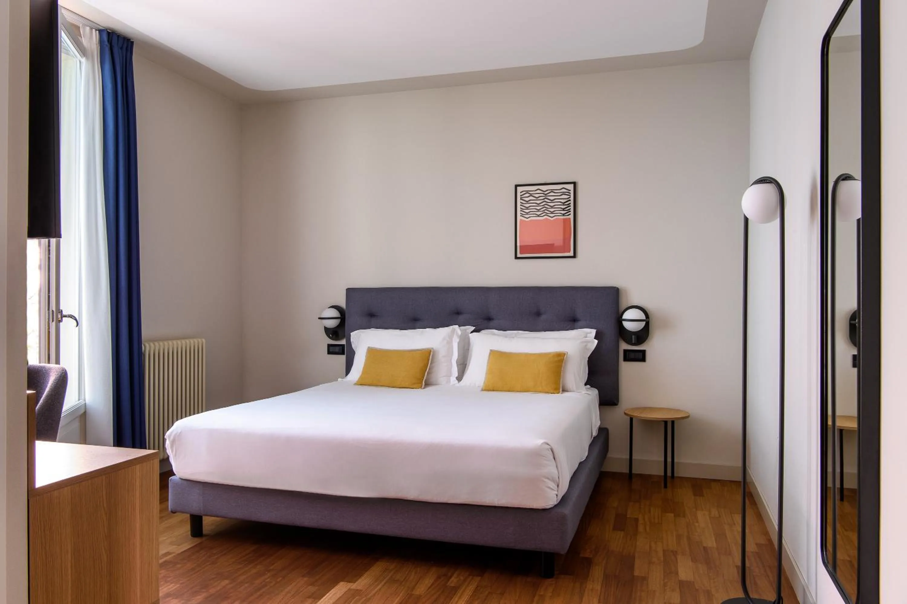 Bed in The Poet Hotel