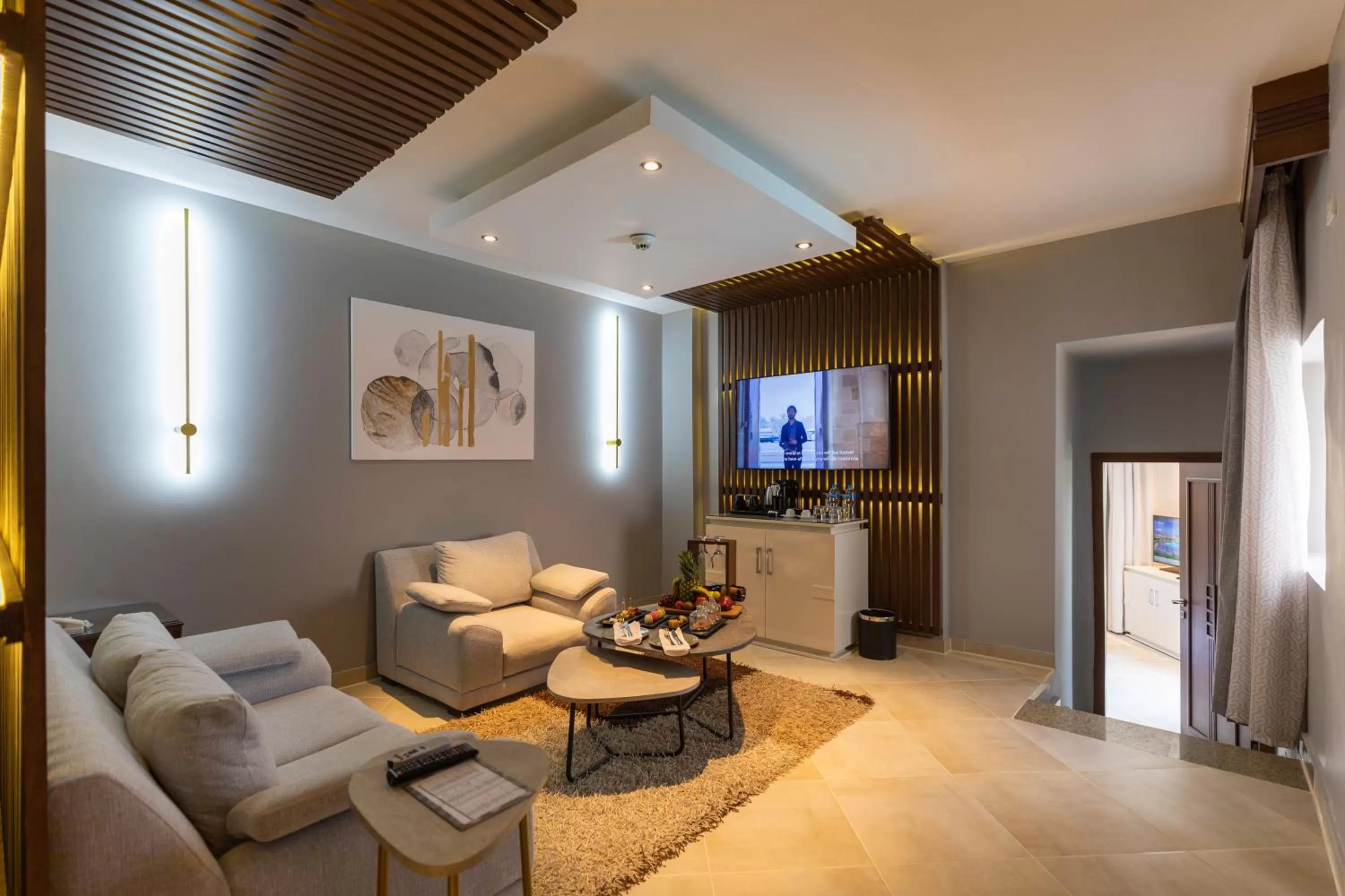 Living room in Sunrise Crystal Bay Resort -Grand Select