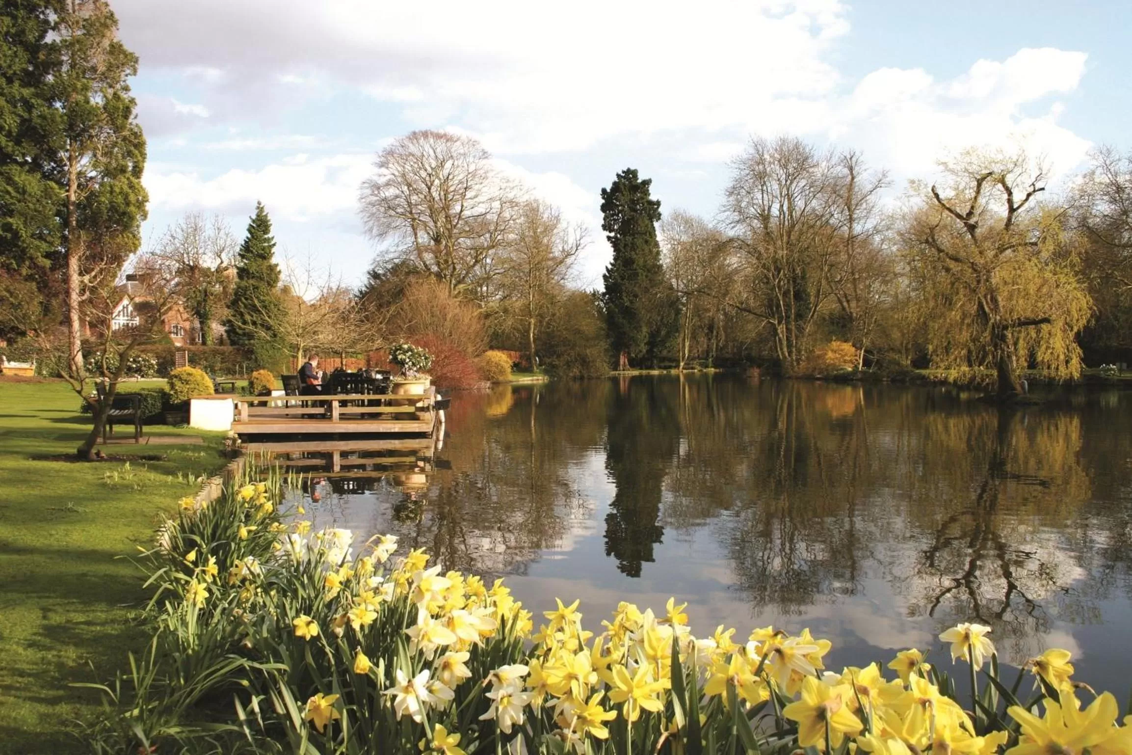 Garden in St Michael's Manor Hotel - St Albans