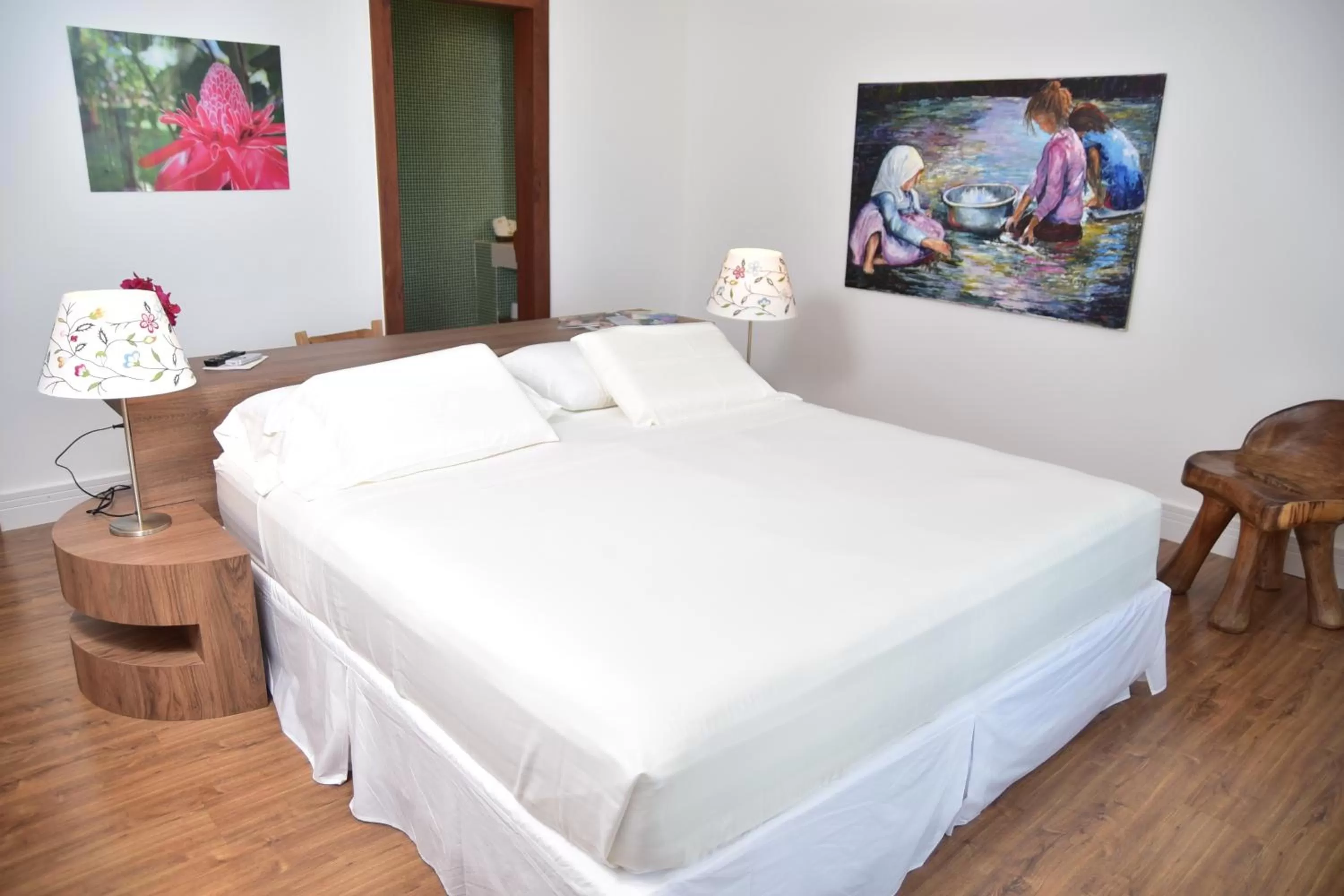 Bed in Pousada Sitio da Bia