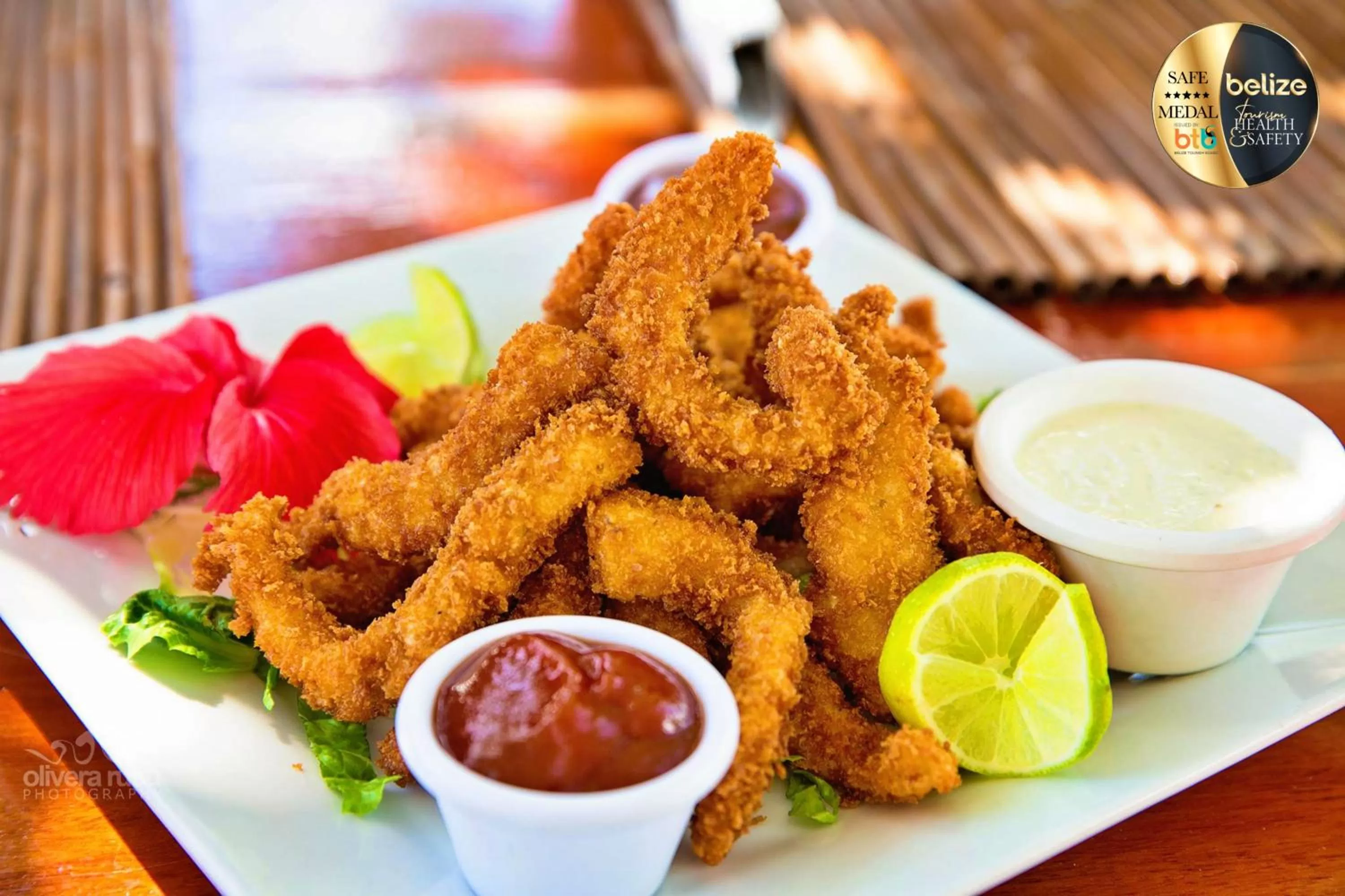 Food close-up in Portofino Beach Resort-An Authentic Island Escape!