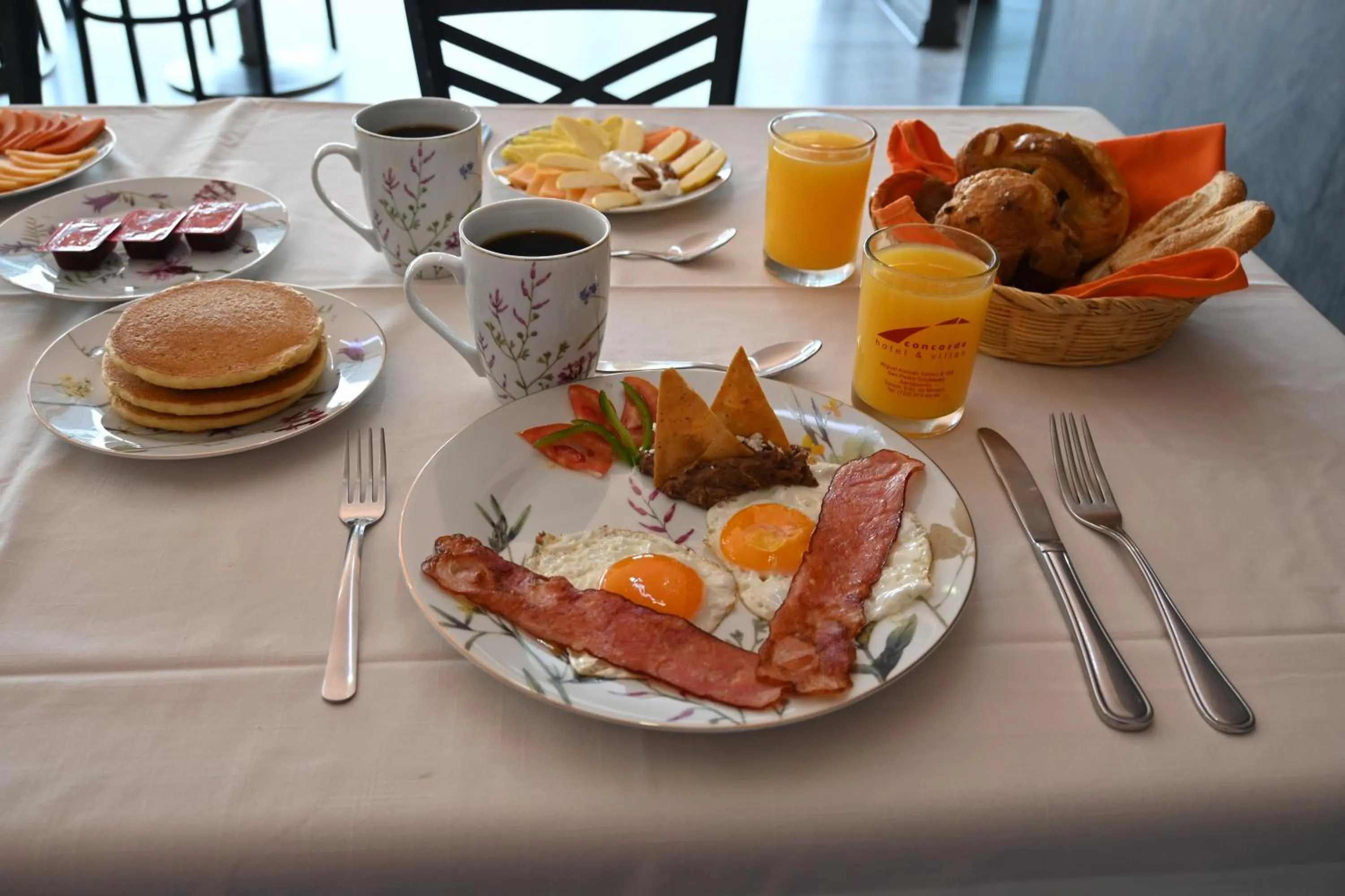 Food and drinks in Hotel Concorde Toluca