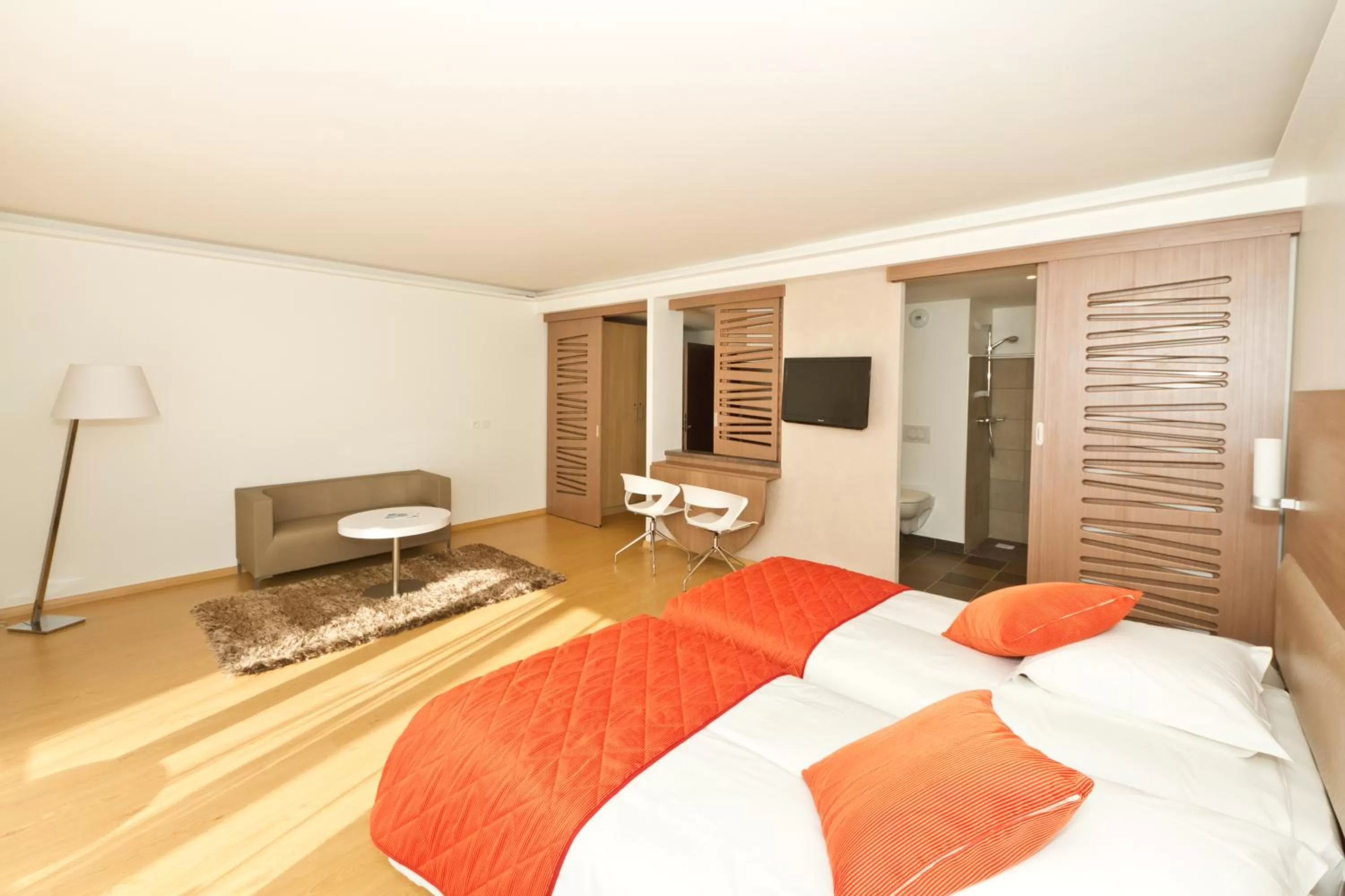 Bed in Villa Thermae Thonon-Les-Bains