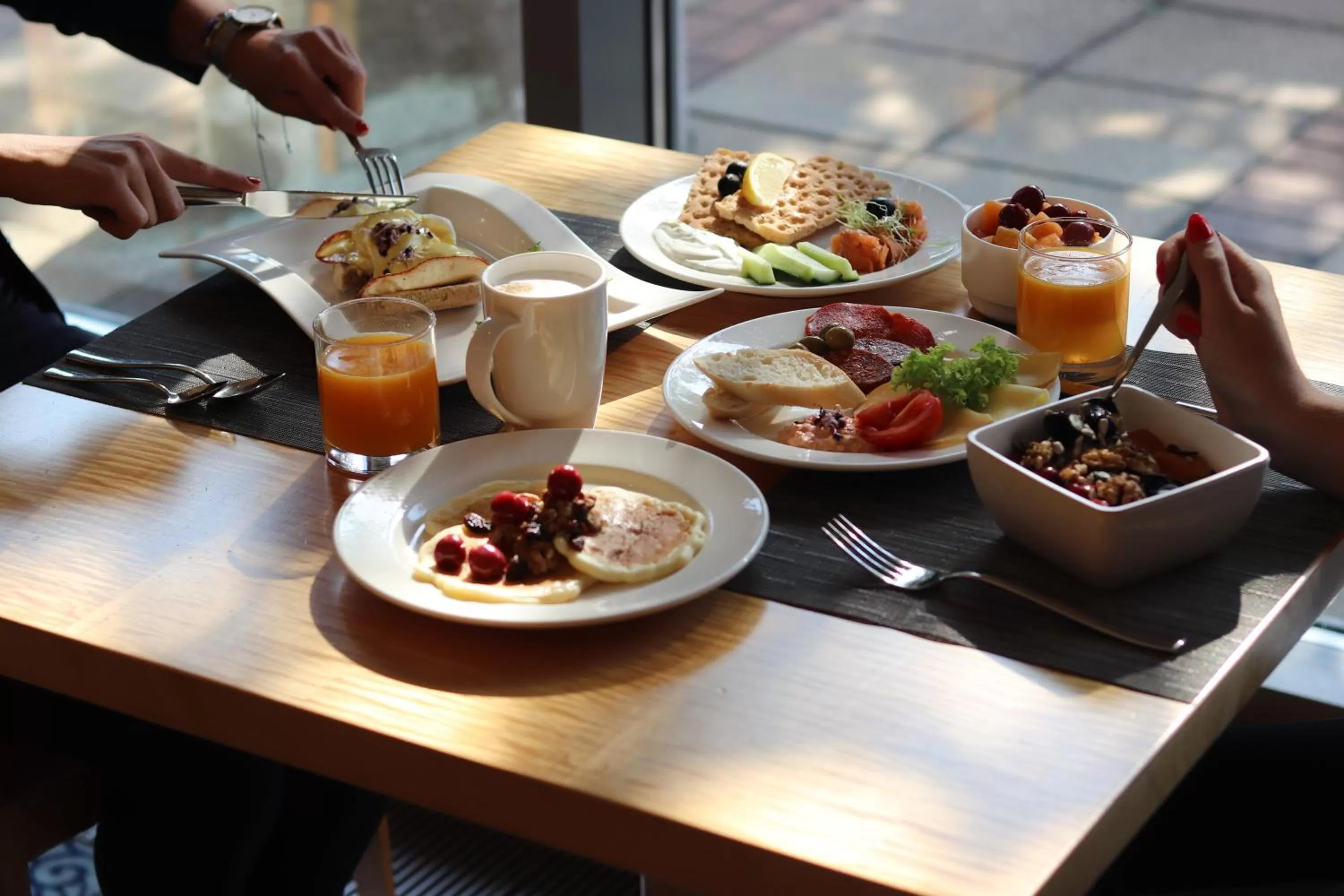 Breakfast in Crowne Plaza Budapest by IHG