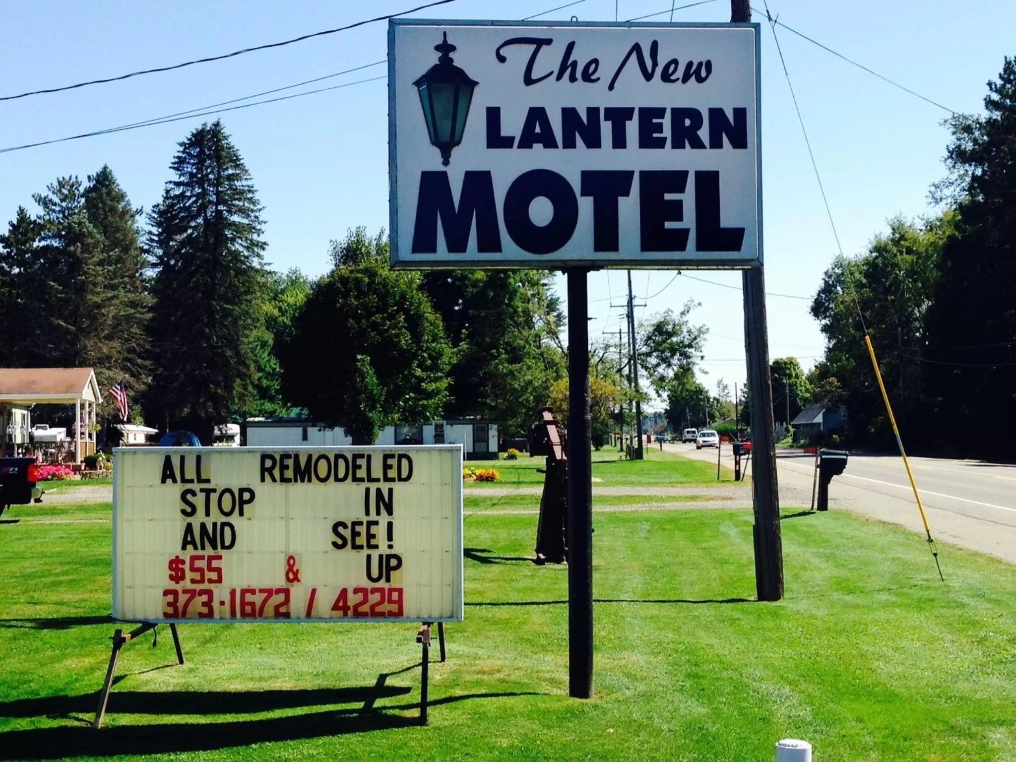 Property logo or sign in The New Lantern Motel