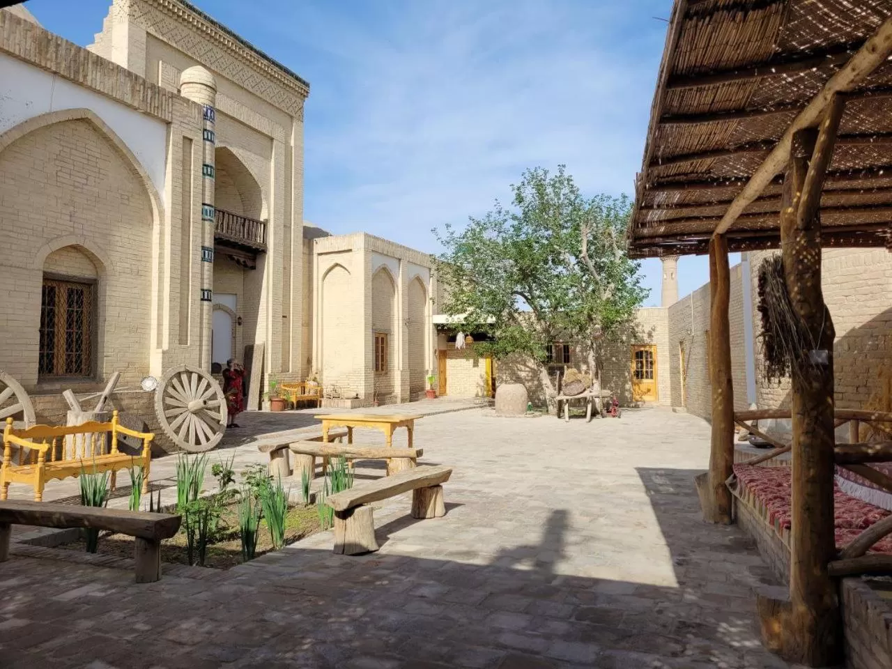 Inner courtyard view, Property Building in madrasah Polvon-Qori boutique hotel