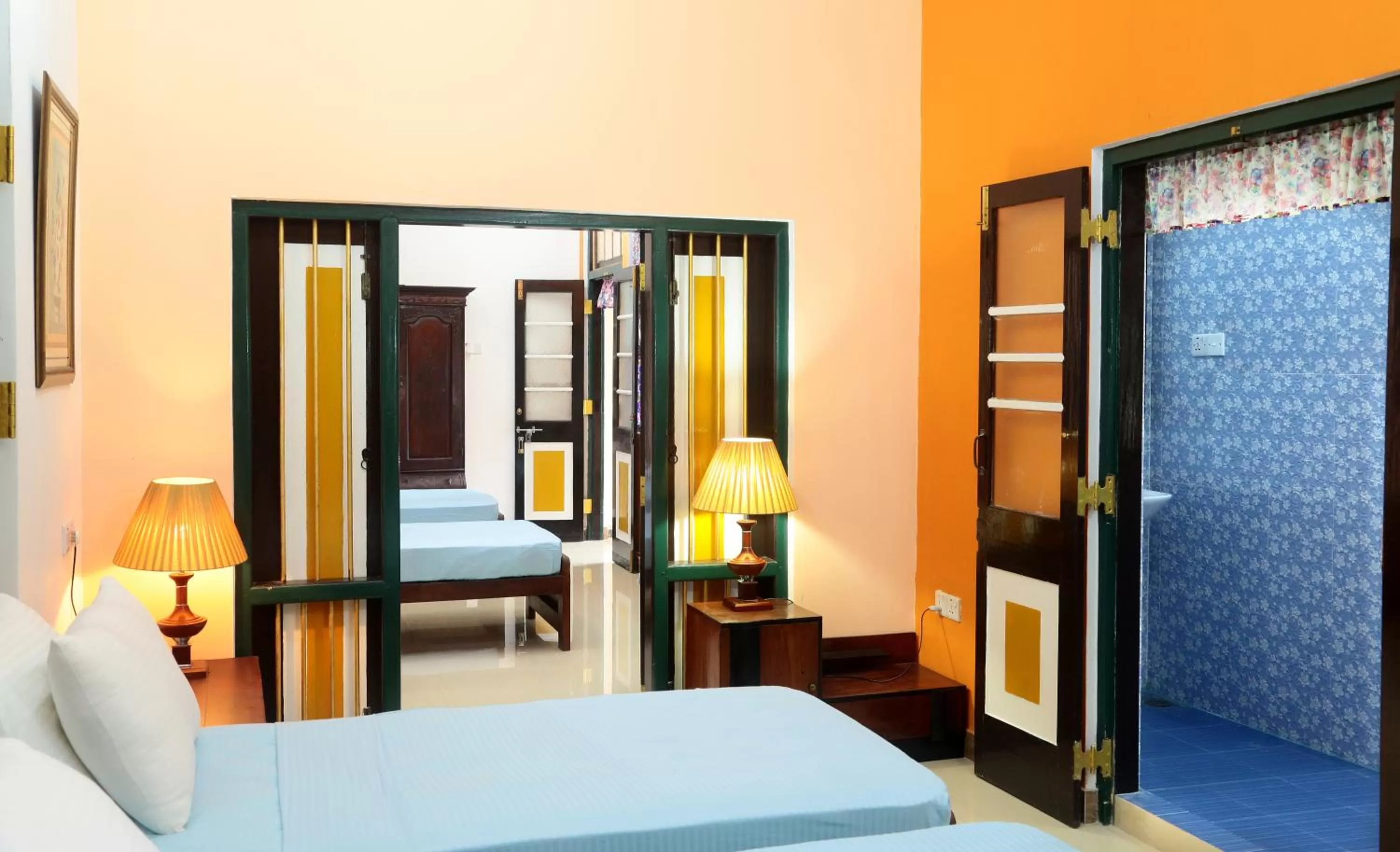 Bedroom, Bed in Villa Ceylon